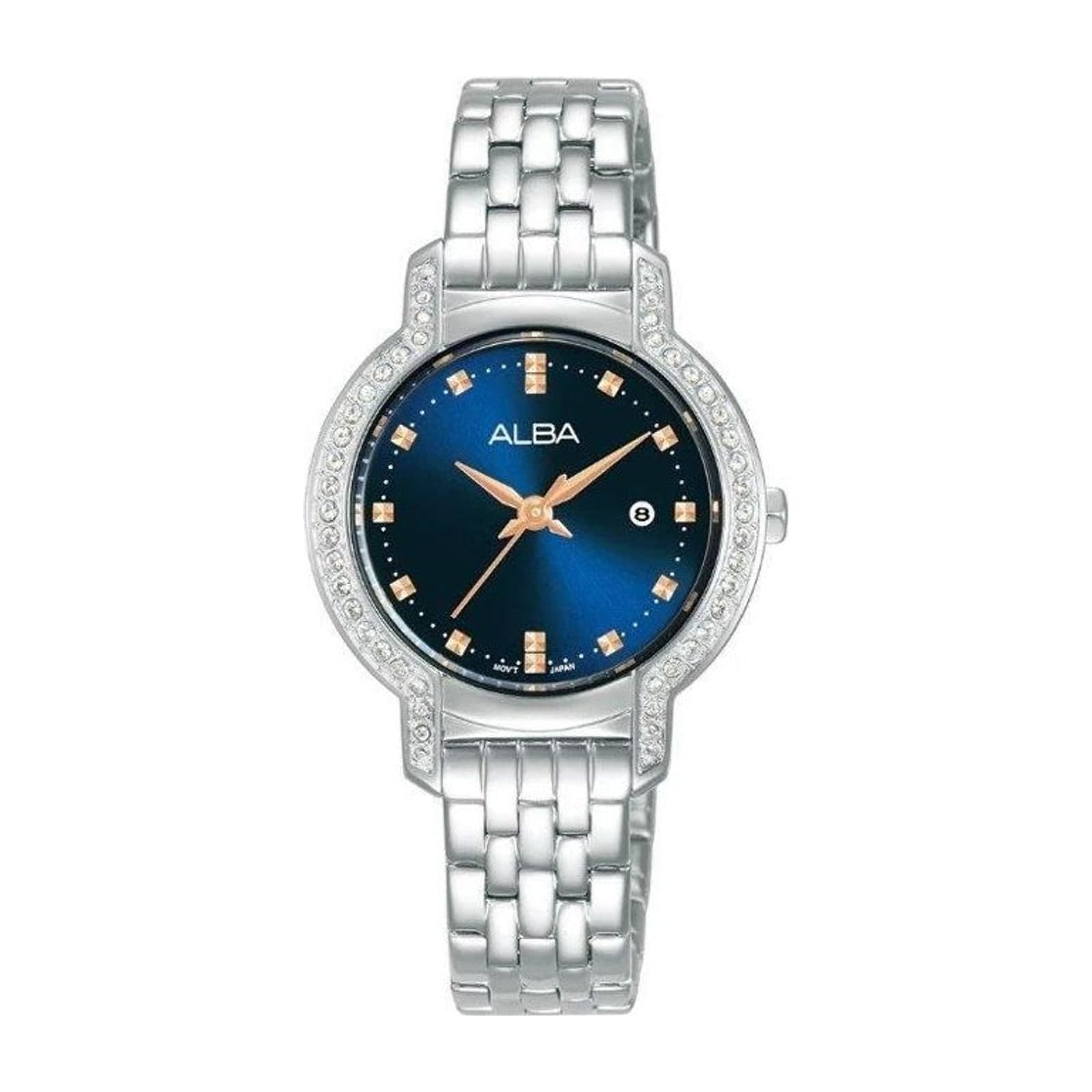 Alba Women's Watch, 29.4 mm, Steel Bracelet, Blue Dial