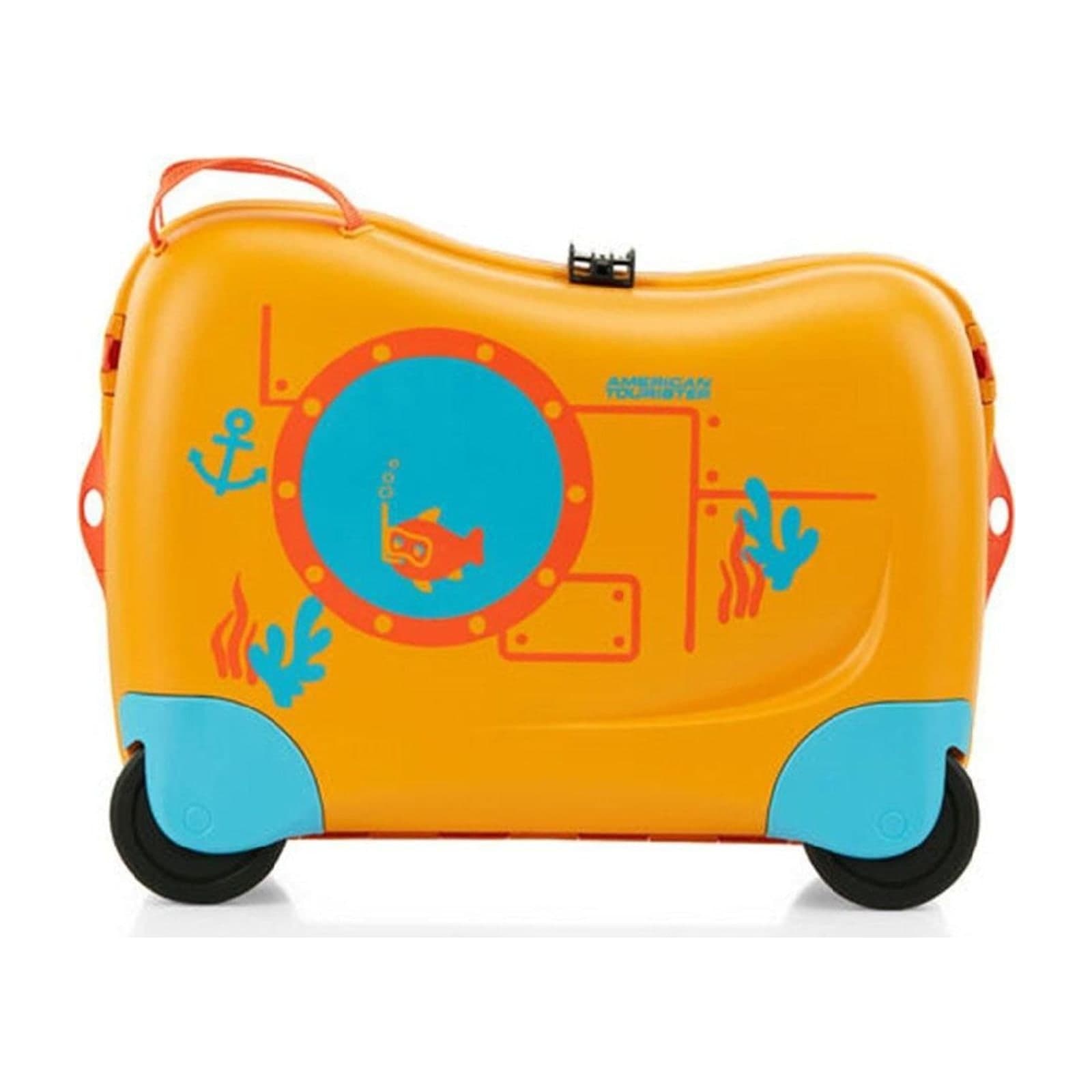 American Tourister Skittle Kids Ride-On Trolley, Yellow Submarine