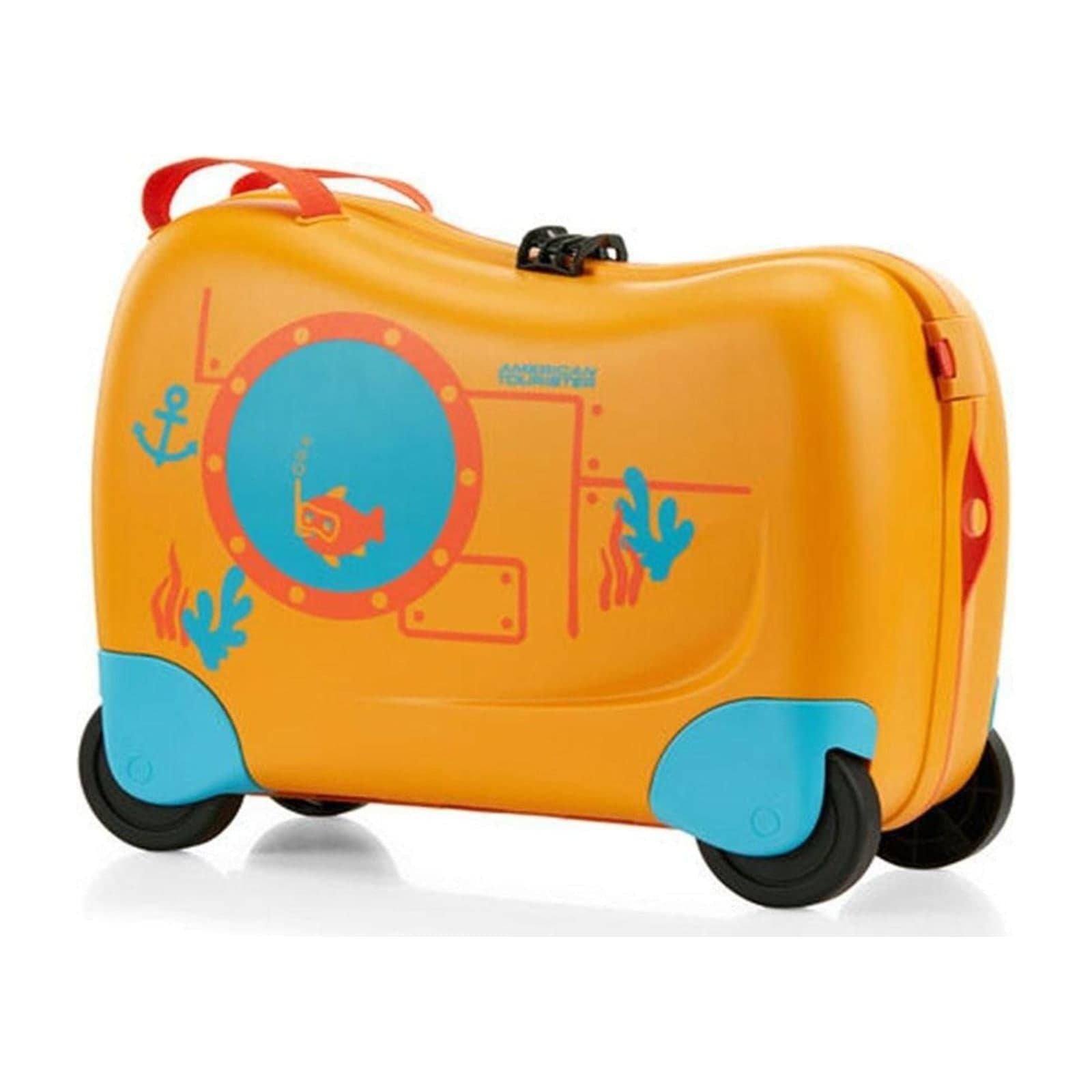 American Tourister Skittle Kids Ride-On Trolley, Yellow Submarine — alternate view
