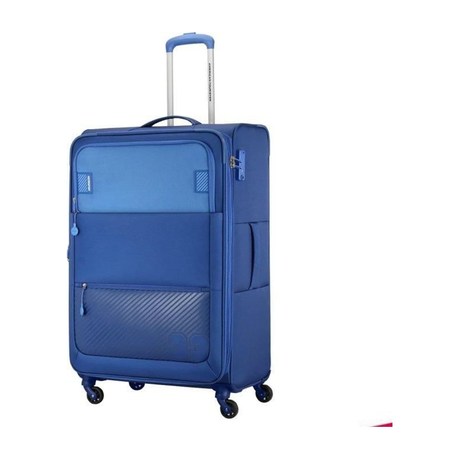 American Tourister Majoris Spinner Soft Case, 81 cm, Blue
