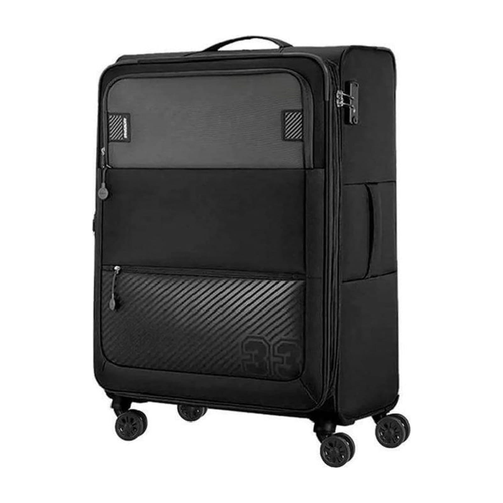 American Tourister Majoris Spinner Soft Case, 81 cm, Black