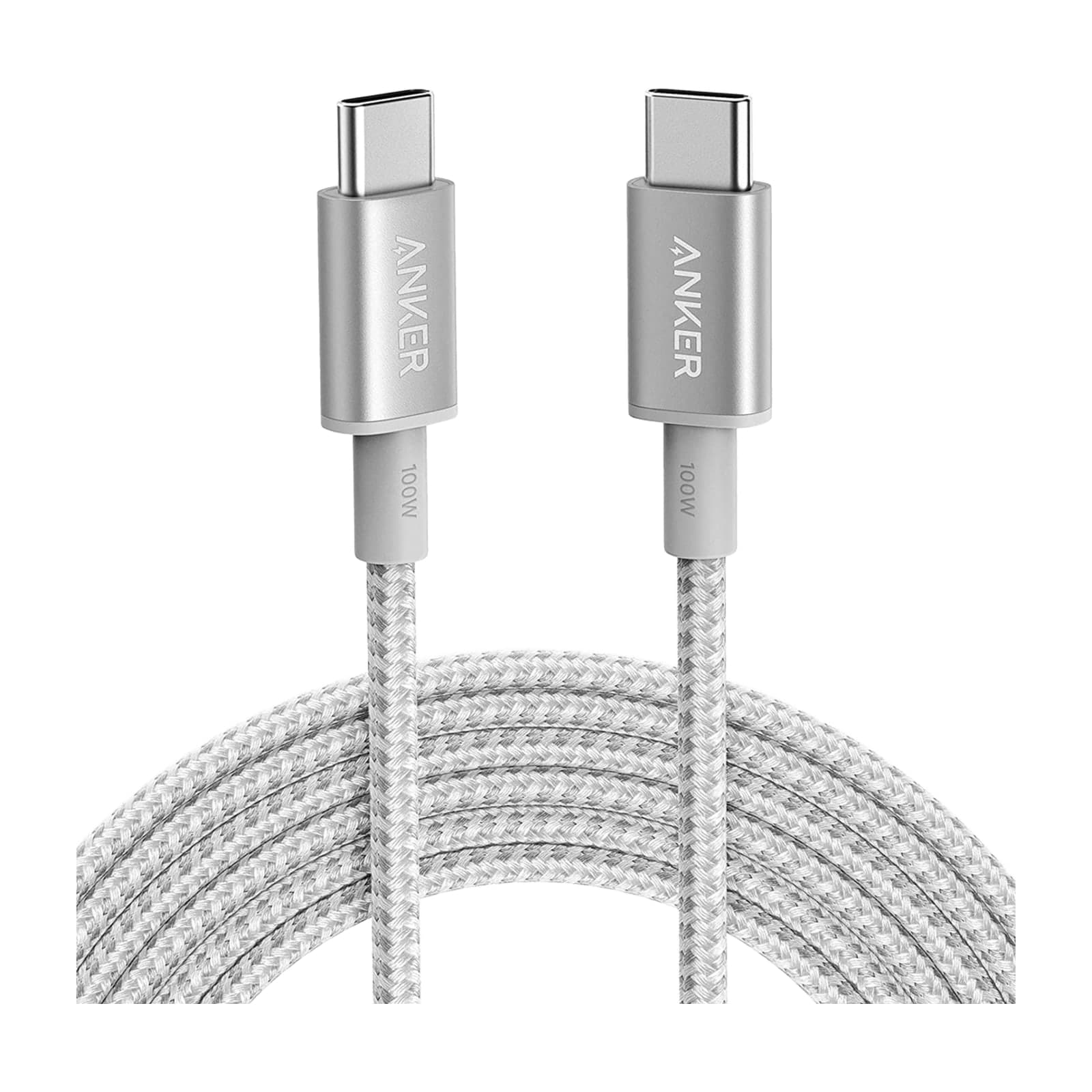 Anker Nylon USB-C to USB-C Cable, 100 W, 3 m — alternate view