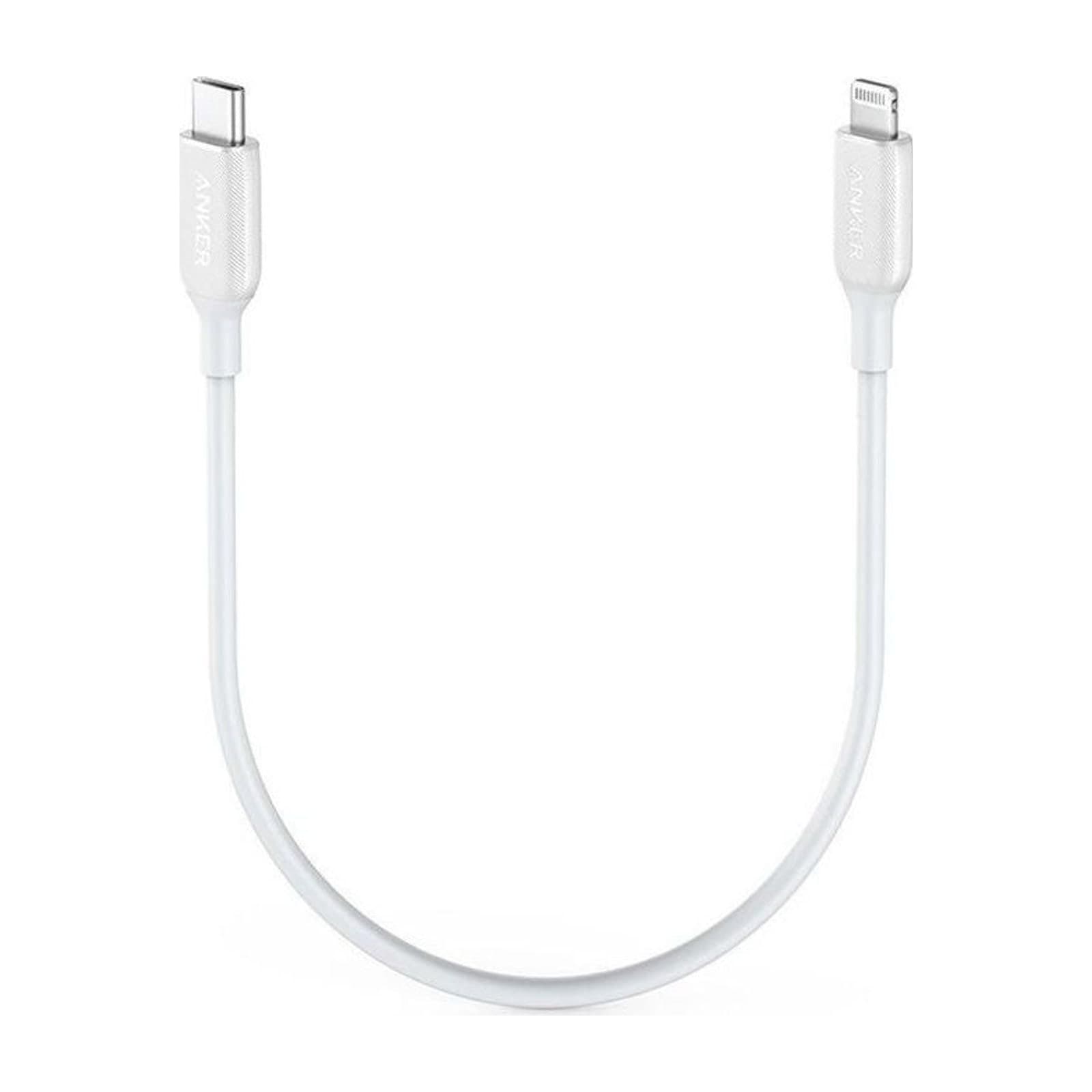 Anker 541 PowerLine III USB-C to Lightning Cable, 0.3 m, White