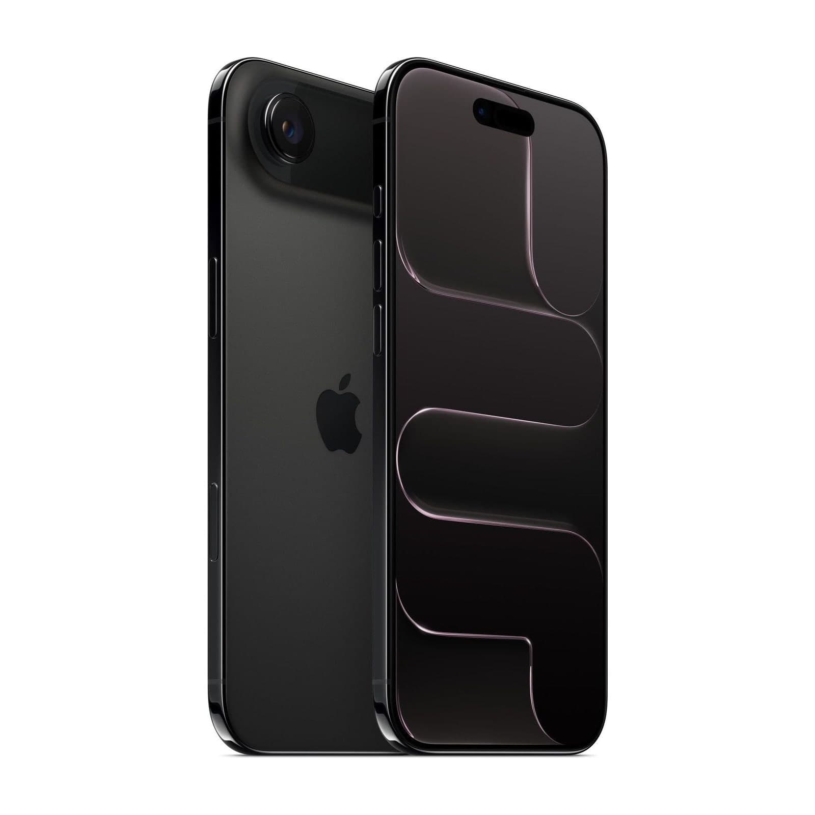 Apple iPhone Air, 1 TB, Space Black, front and back