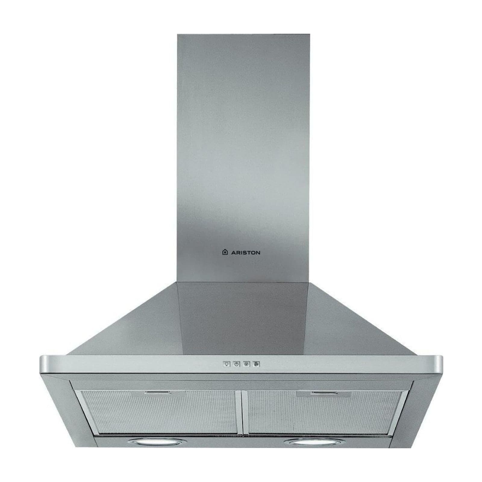 Ariston AHPN64FLMX Built-In Chimney Cooker Hood, 60 cm