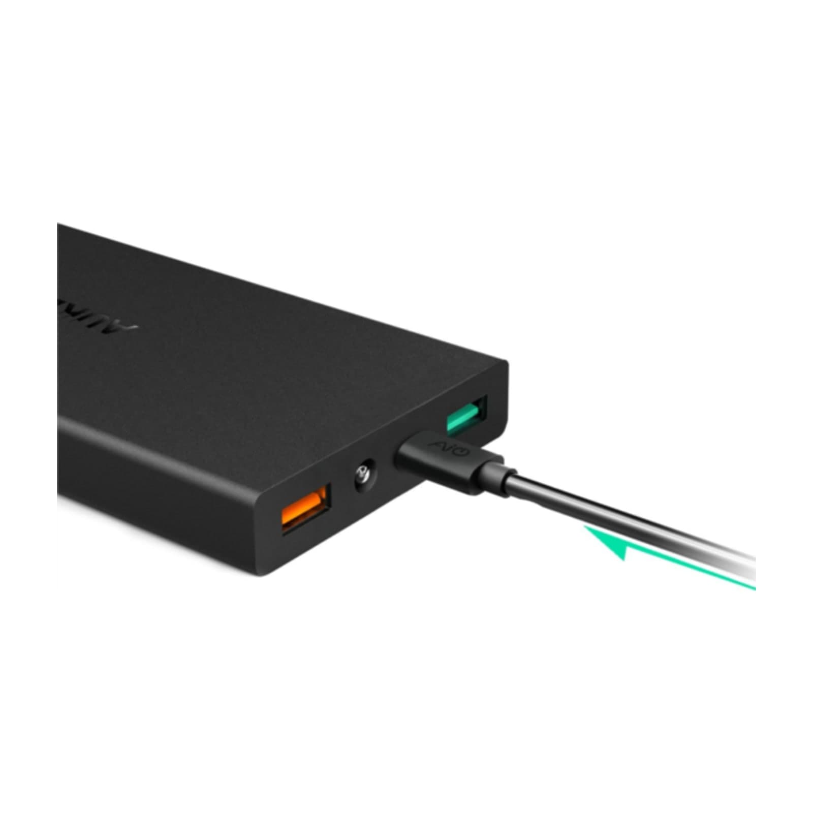 Aukey 16000 mAh Quick Charge 3.0 Power Bank, Black — alternate view