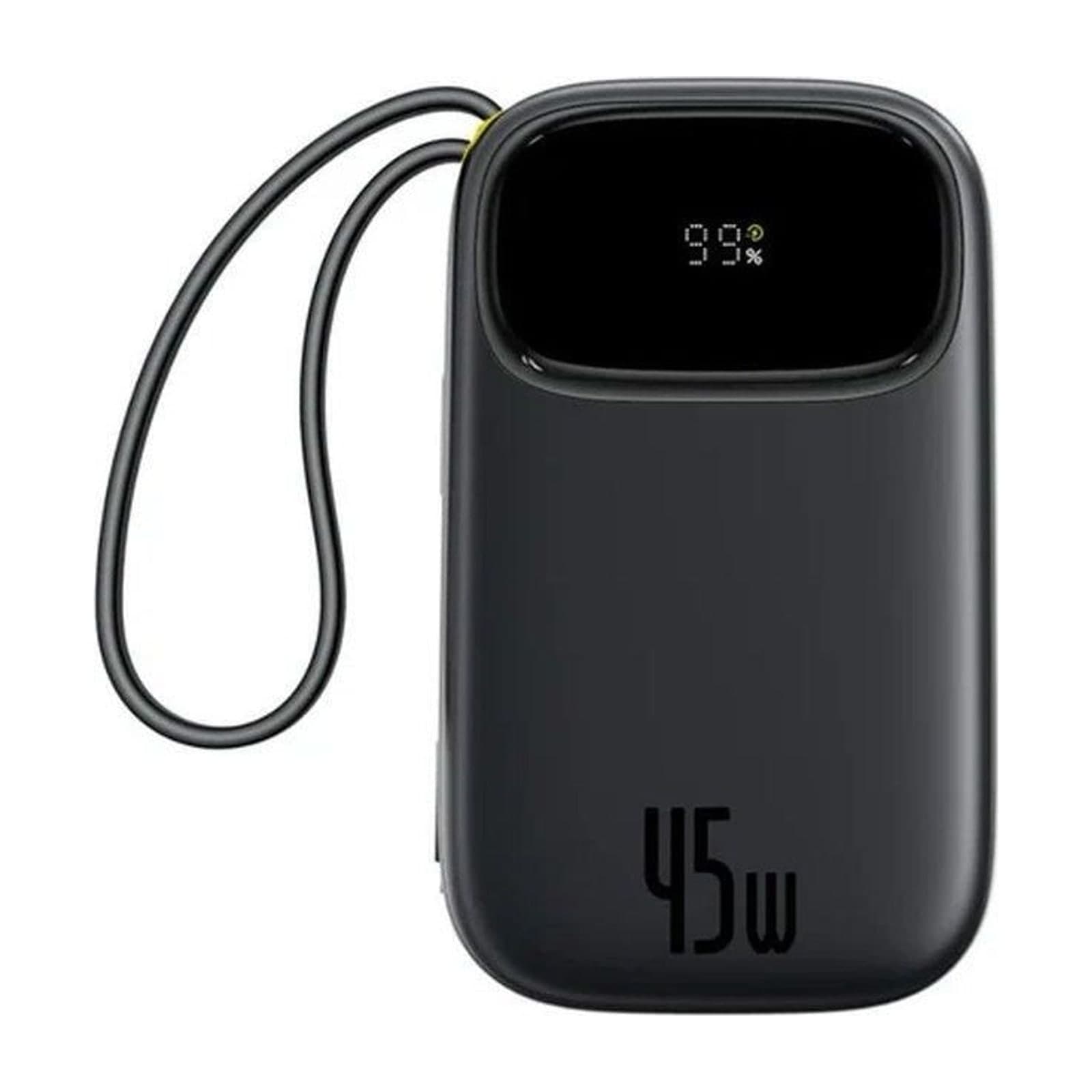 Baseus EnerFill FC31 QPow 3 Power Bank, 20,000 mAh, 45 W, Built-in Cables