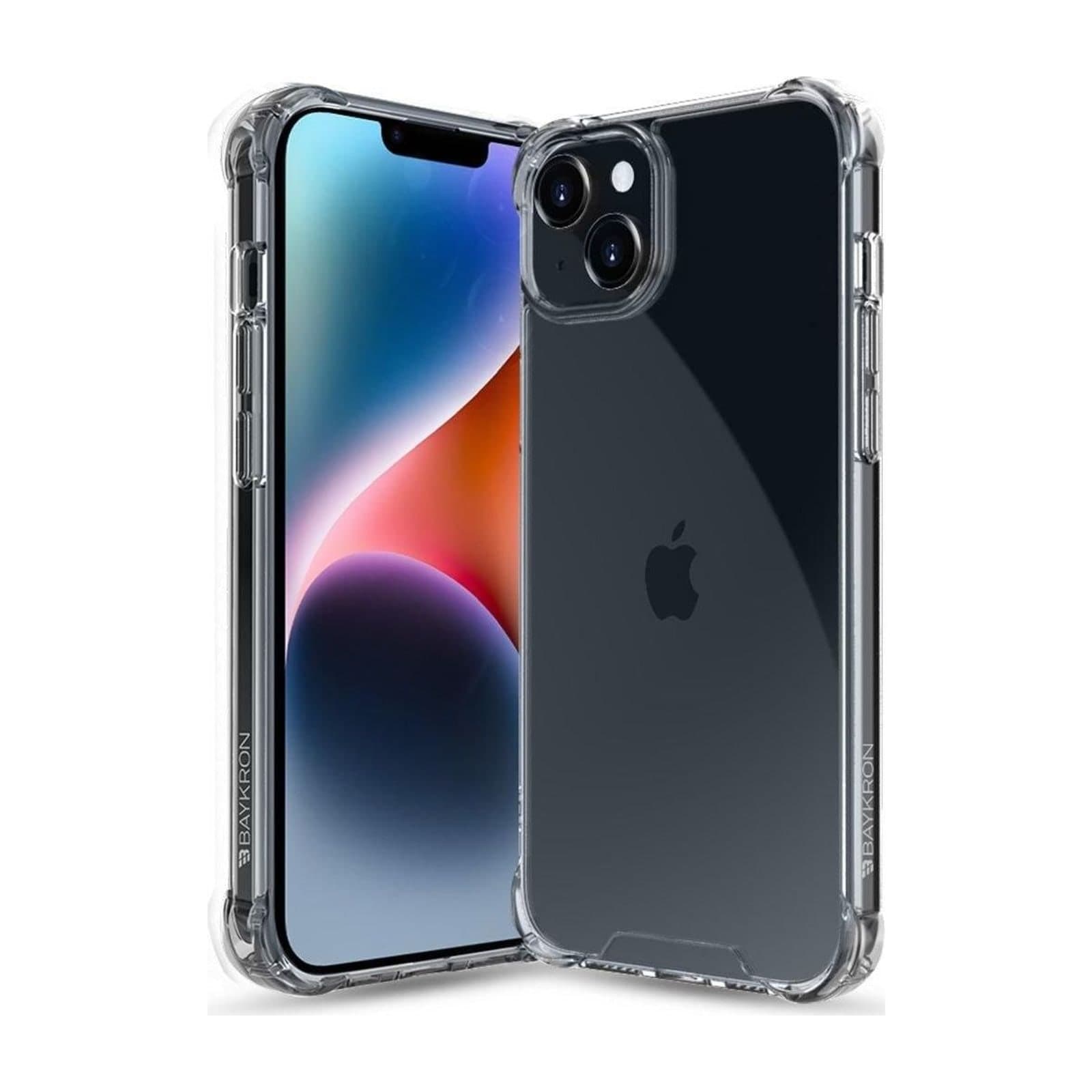 Baykron MagSafe Tough Case for iPhone 14 Plus, Clear — alternate view