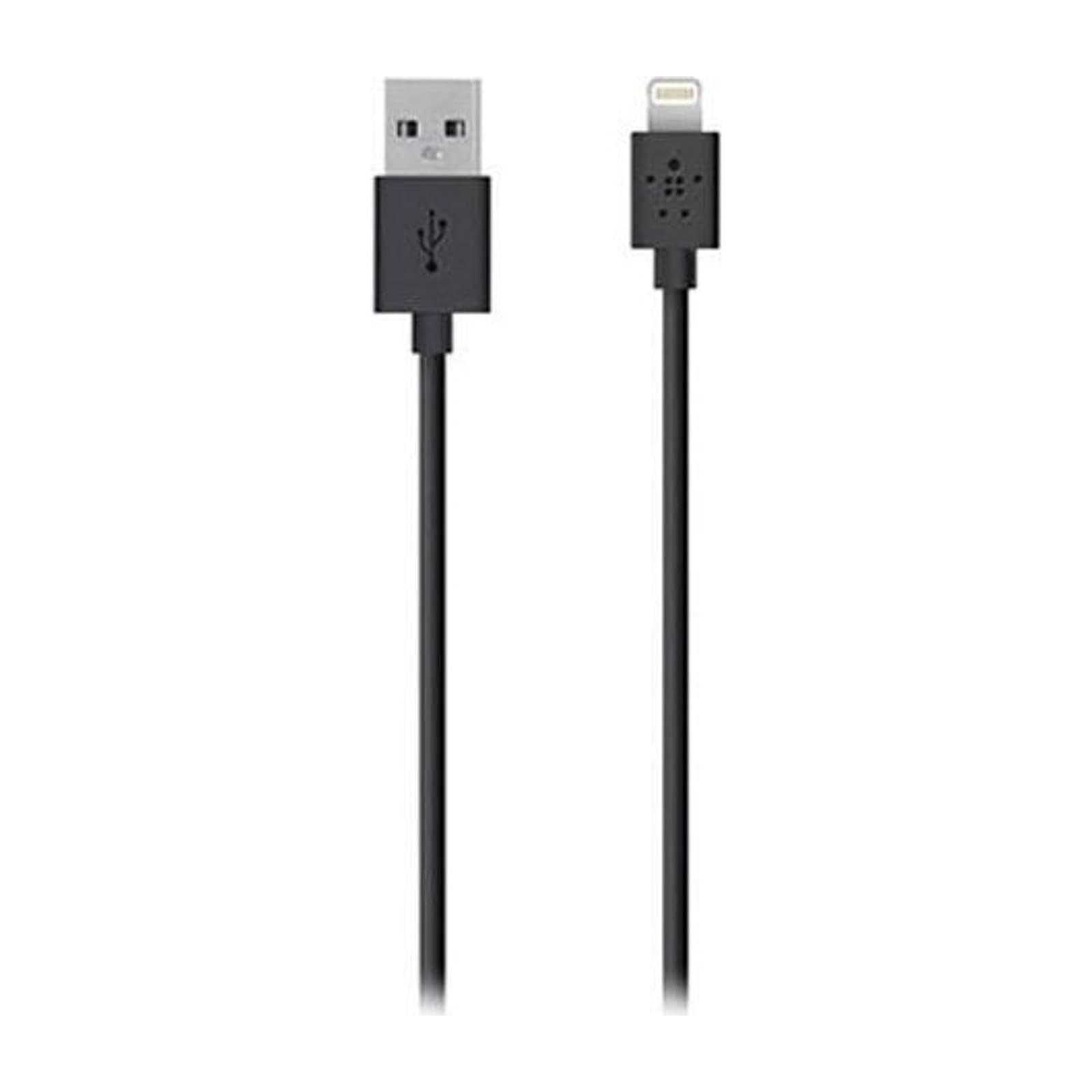 Belkin USB-A to Lightning Charge and Sync Cable, 2 m, Black