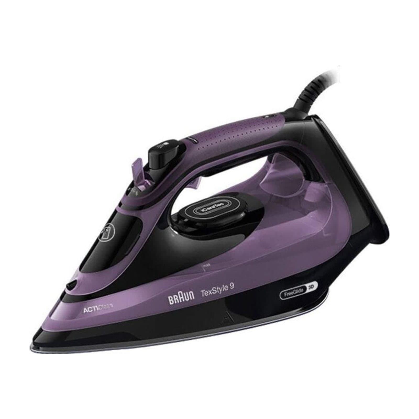 Braun TexStyle 9 Steam Iron SI9661, 3100 W, 330 ml, Purple