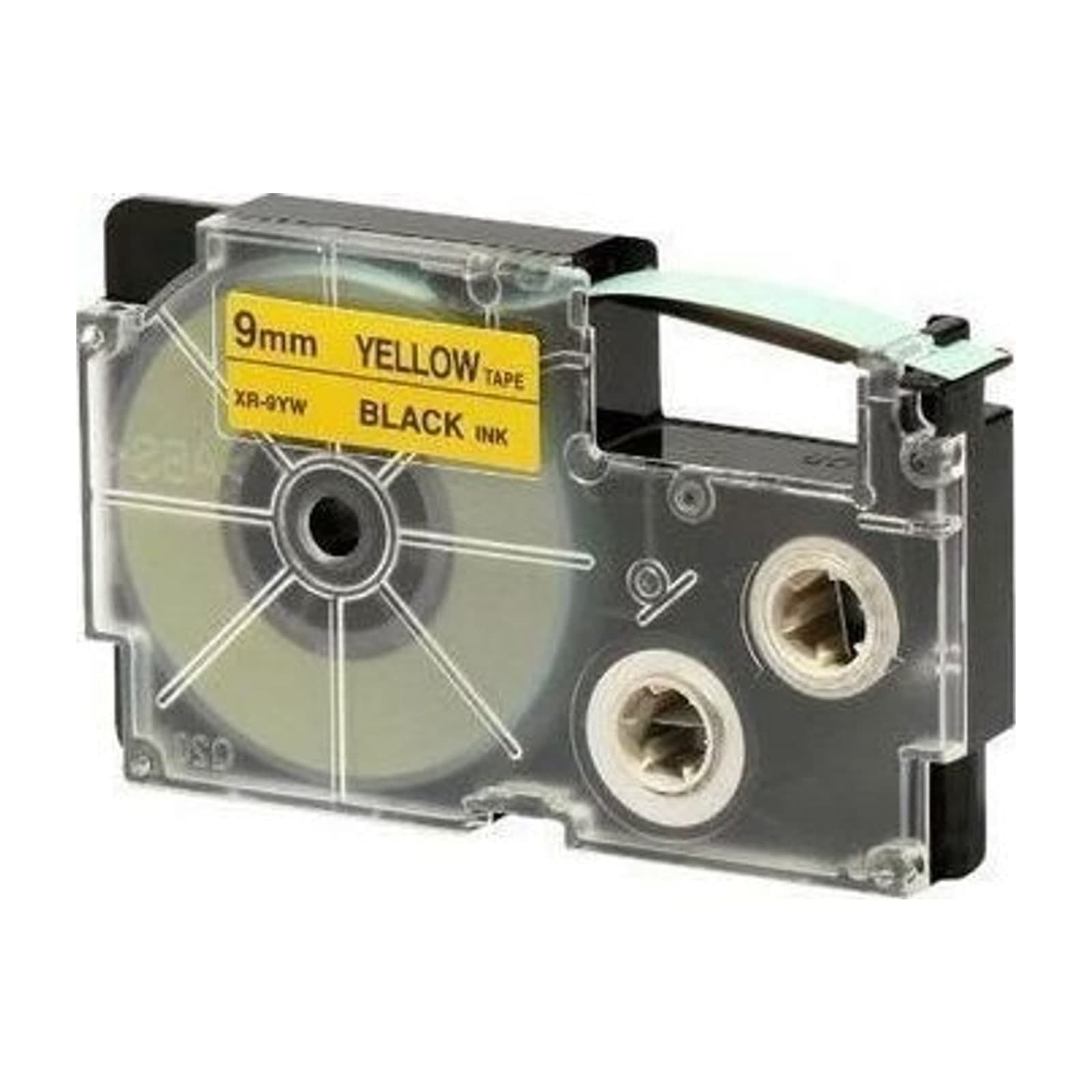 Casio XR-9YW1 Label Tape, 9 mm, Black on Yellow