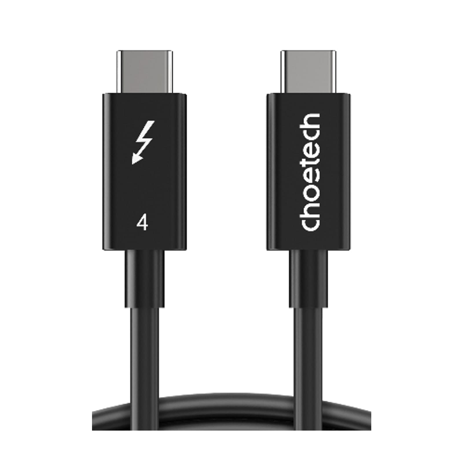 Choetech HyperLink A3010 Thunderbolt 4 Cable, 40 Gbps 100 W, 0.8 m, Black