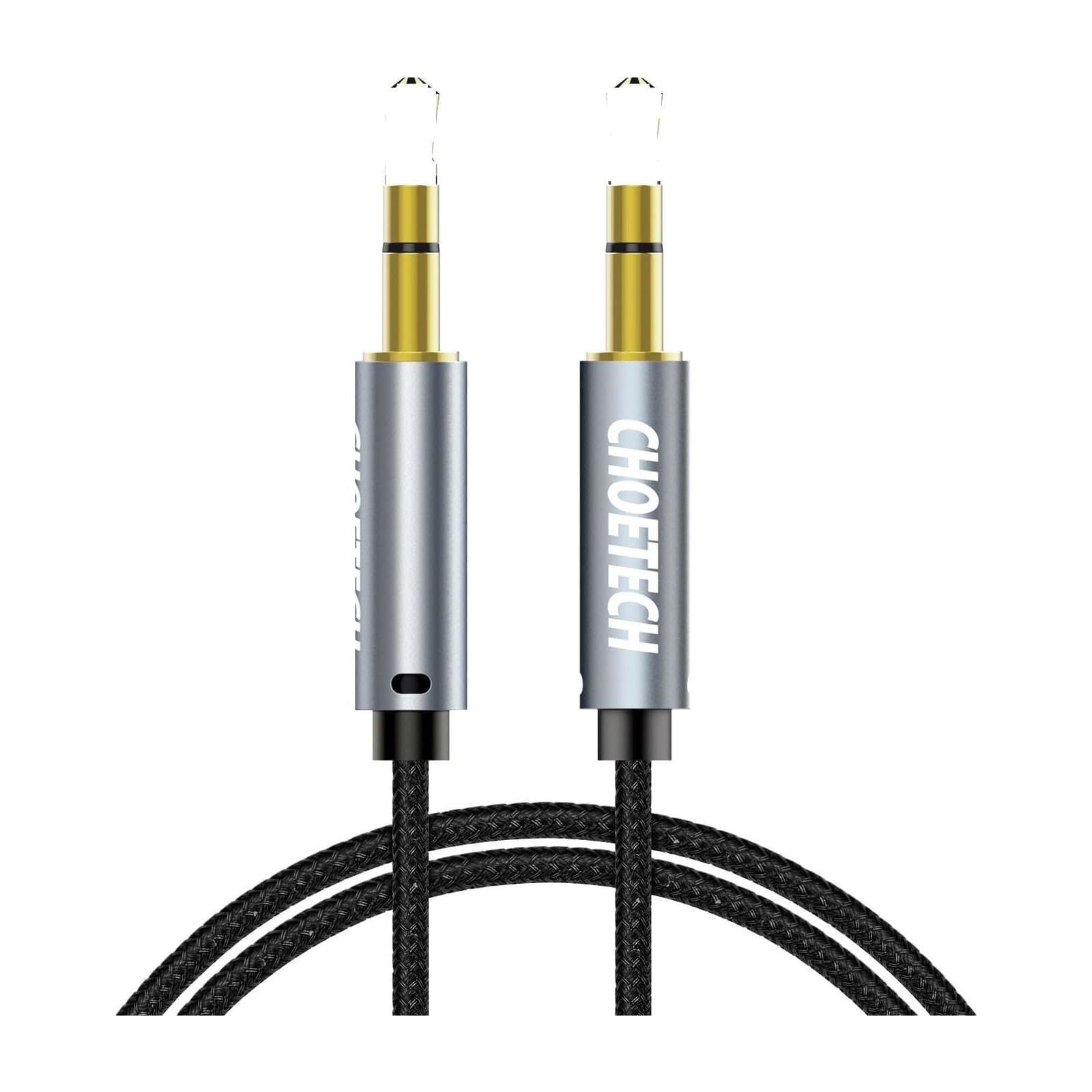 Choetech SoundBridge AUX002 3.5 mm Audio Cable, 1.2 m, Silver