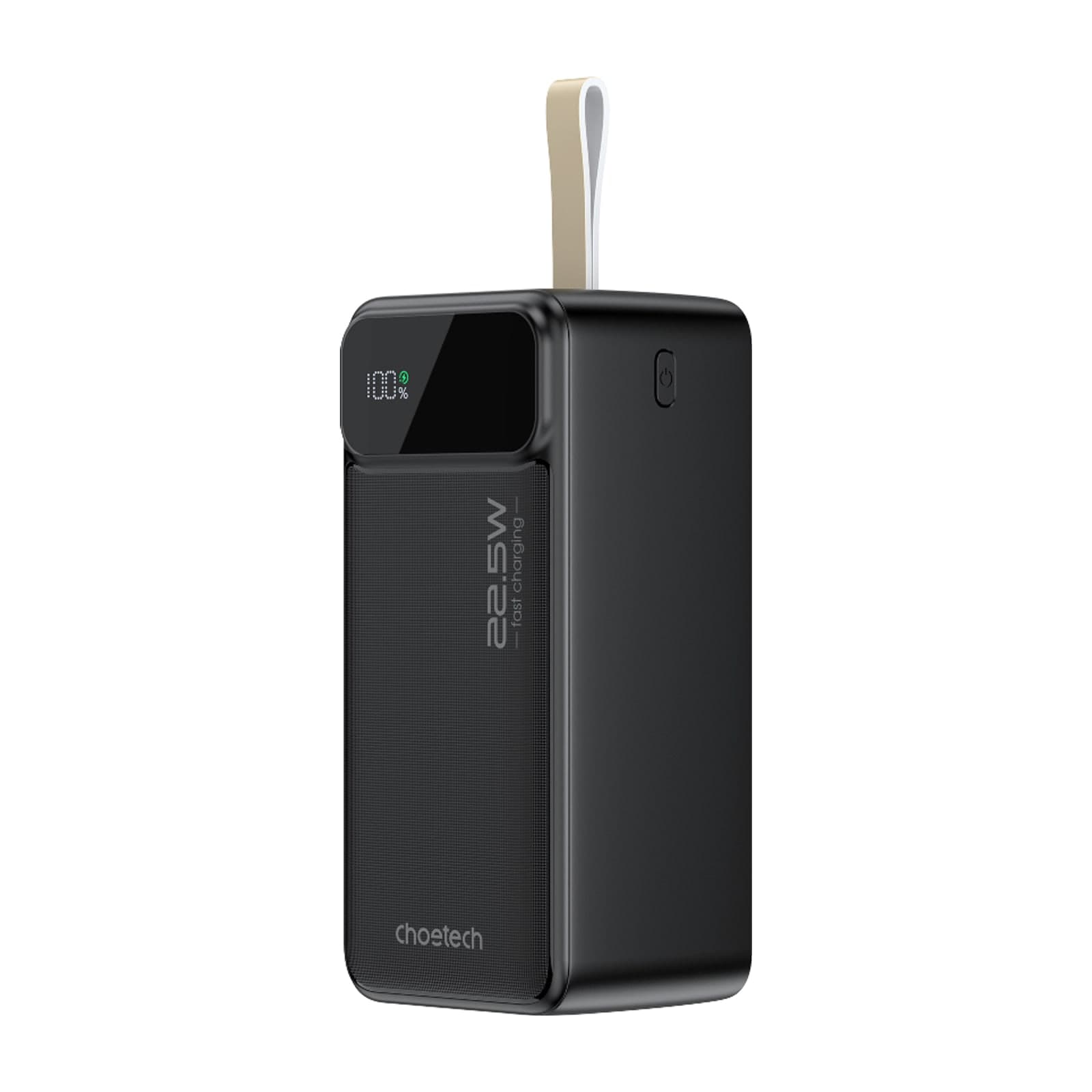 Choetech PowerLeap B732 Power Bank, 50000 mAh, 22.5 W, Digital Display, Black