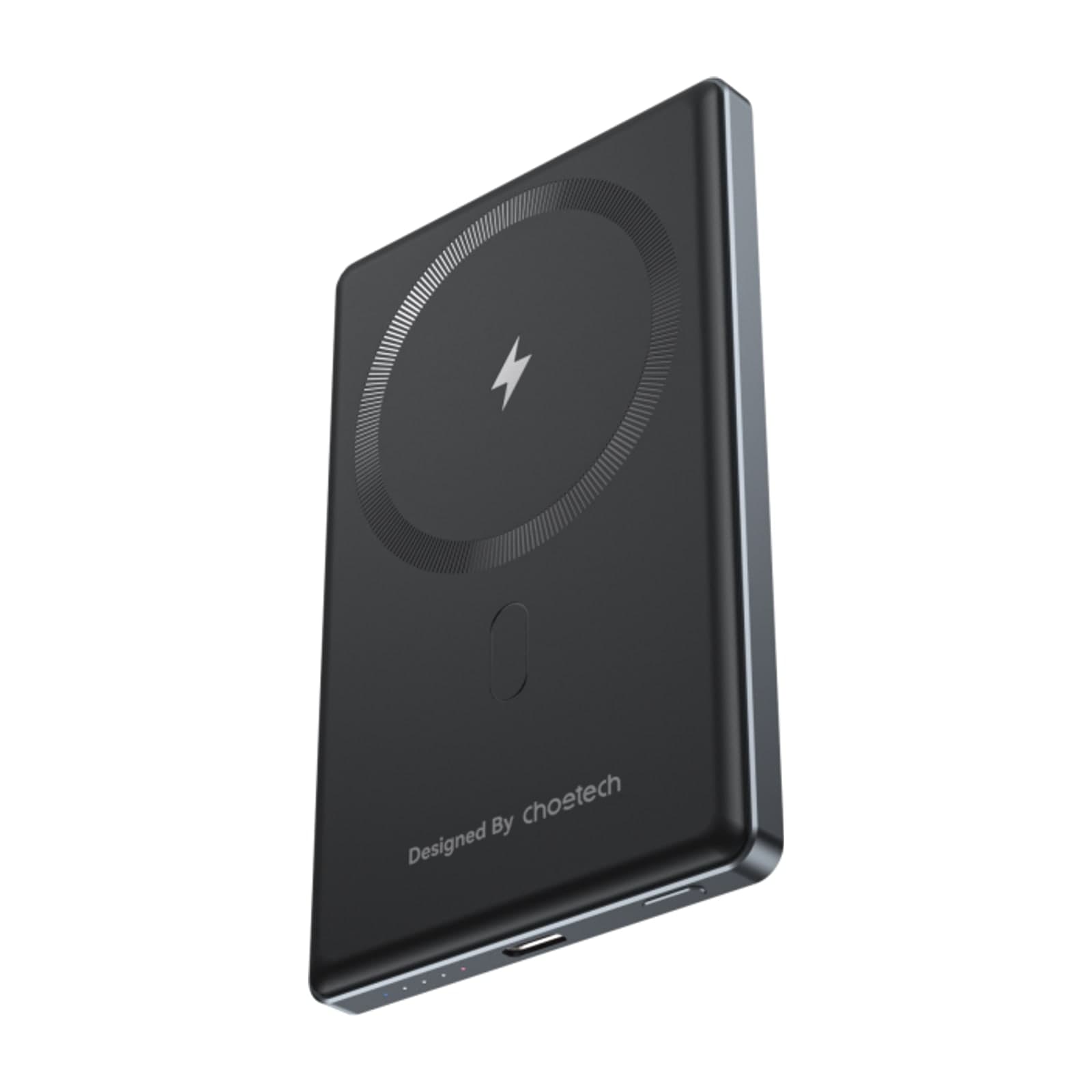 Choetech PowerLeap B738 Magnetic Power Bank, 5000 mAh, 8.9 mm Ultra-Thin, Black