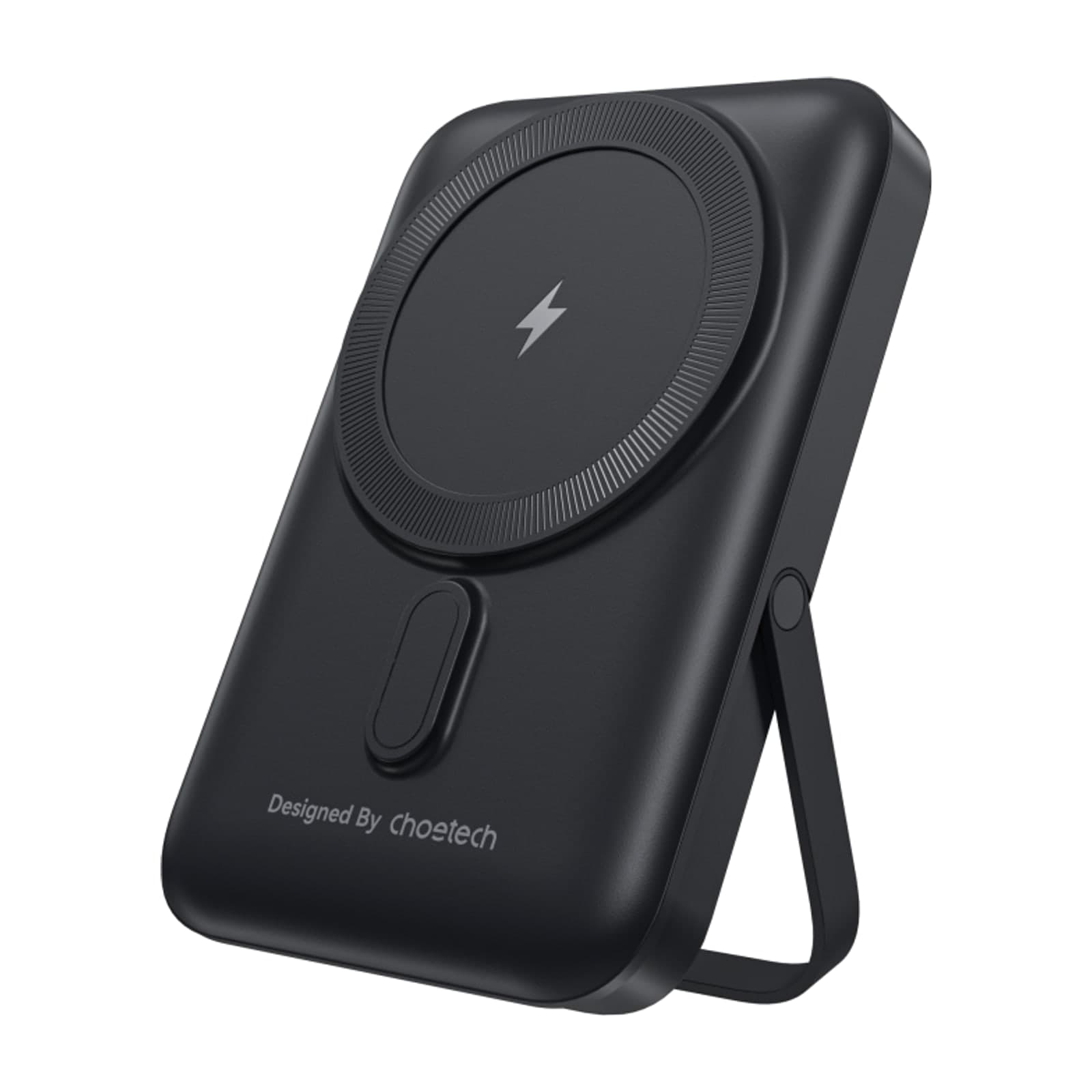 Choetech PowerLeap B743 Magnetic Power Bank with Stand, 10000 mAh, 15 W Wireless, Black