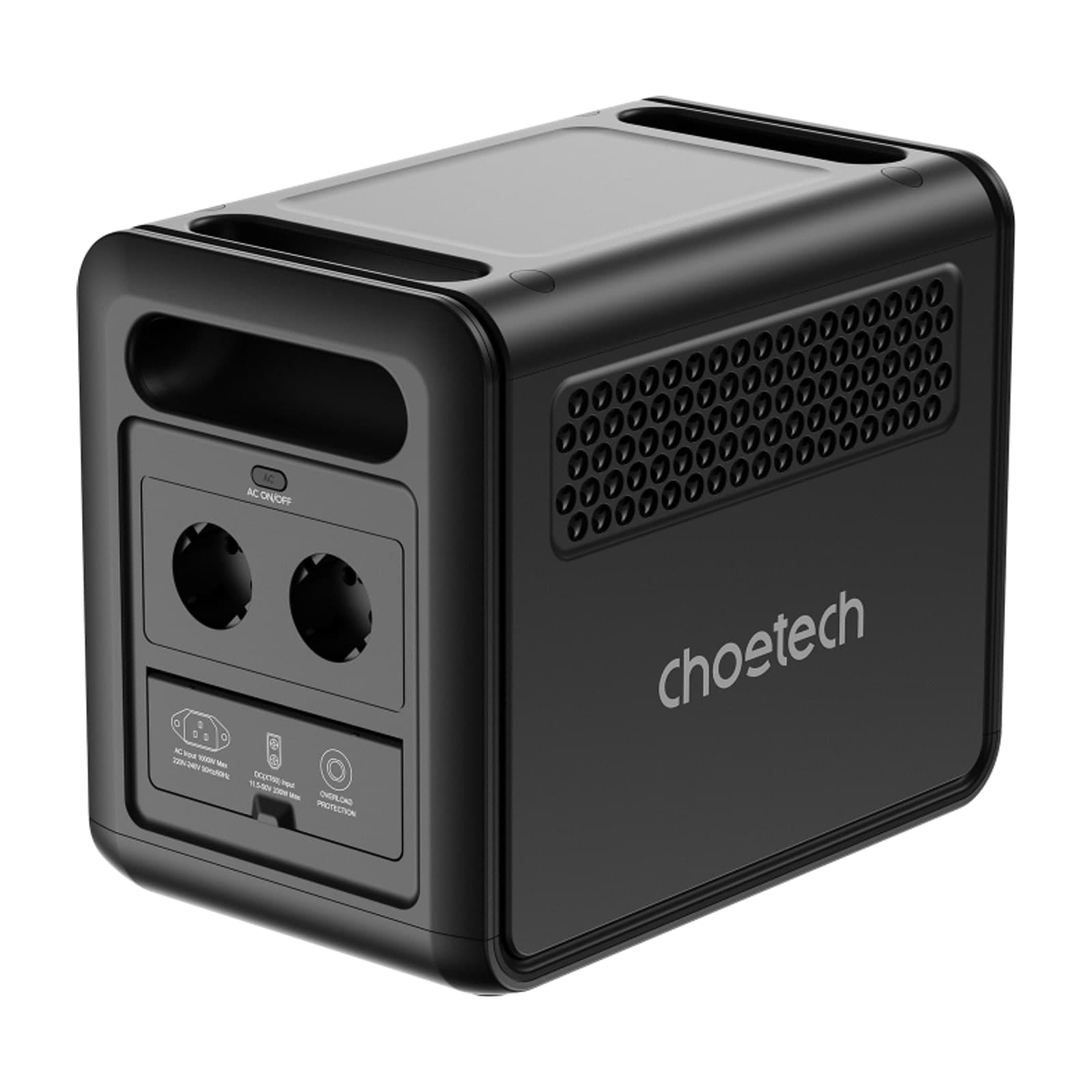Choetech Dash 3 1200W UPS Power Station, 1024 Wh, Black