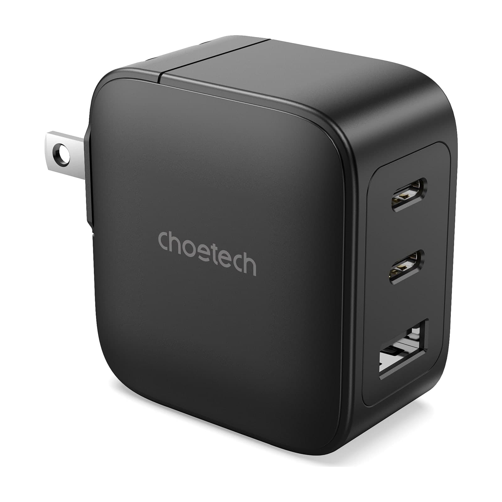 Choetech NexGen PD70W GaN Charger, US, 1A2C, black