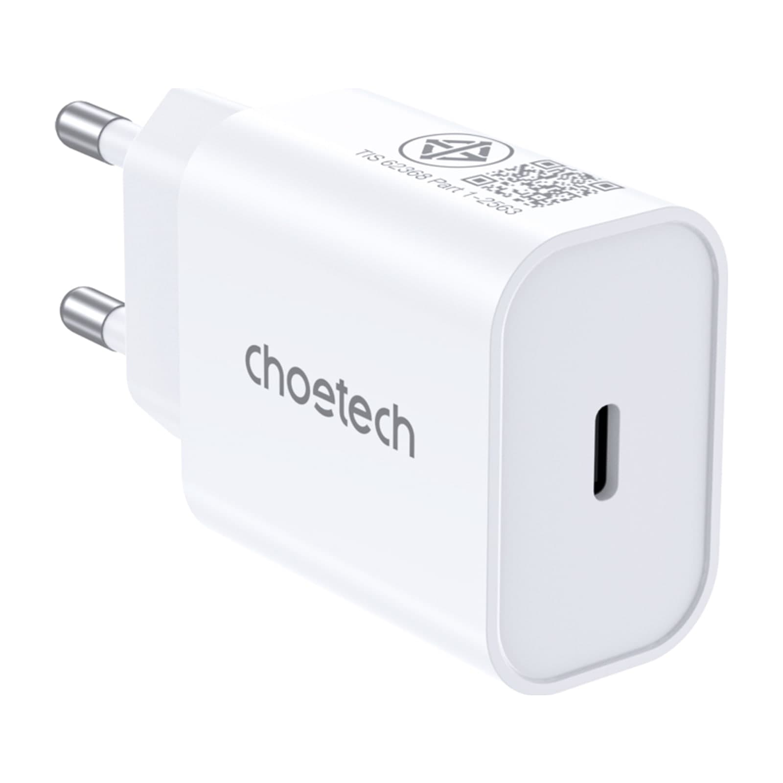 Choetech PowiX PD45W wall Charger, mini, EU, 1C, white