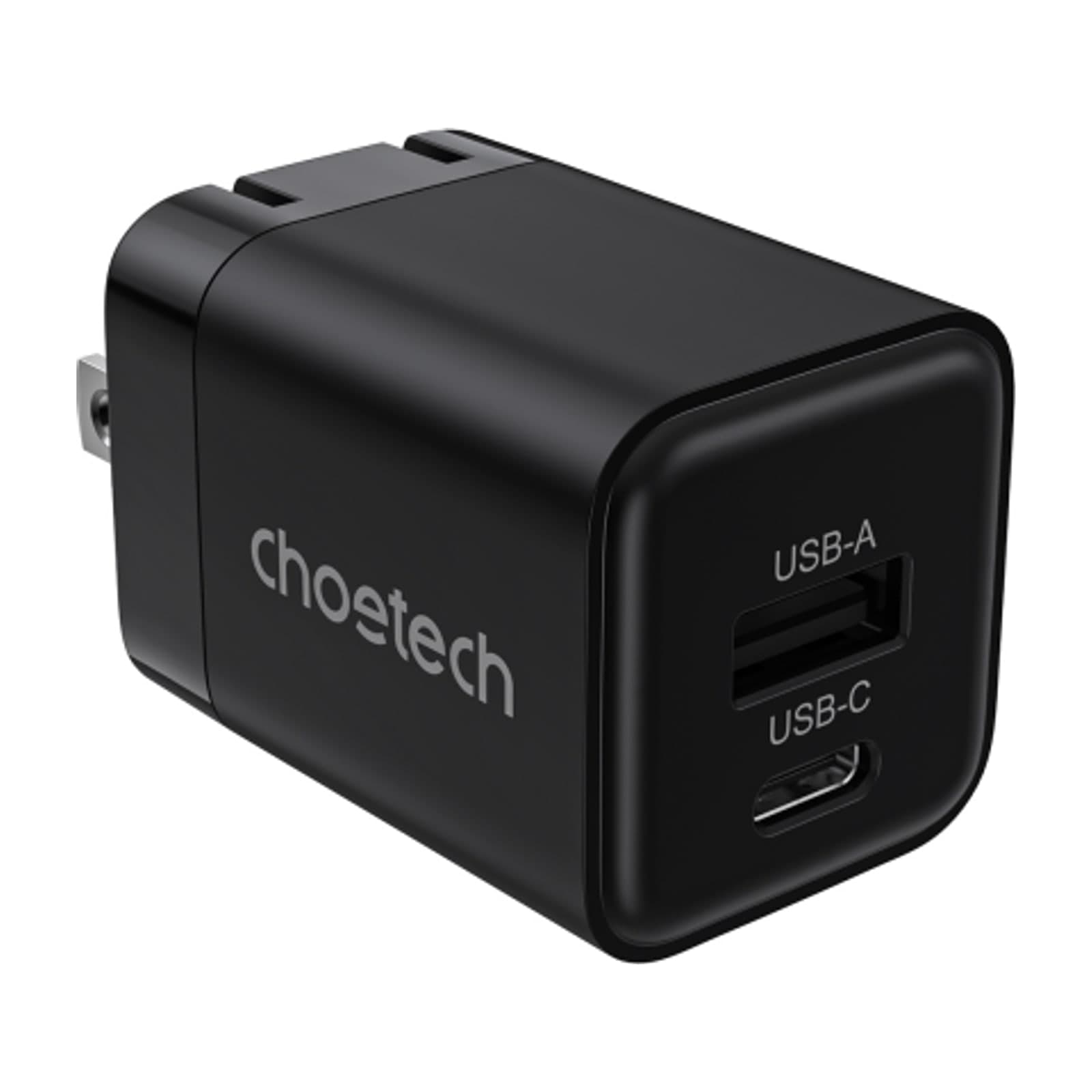 Choetech PowiX PD30W wall Charger, mini, EU, 1A1C, black