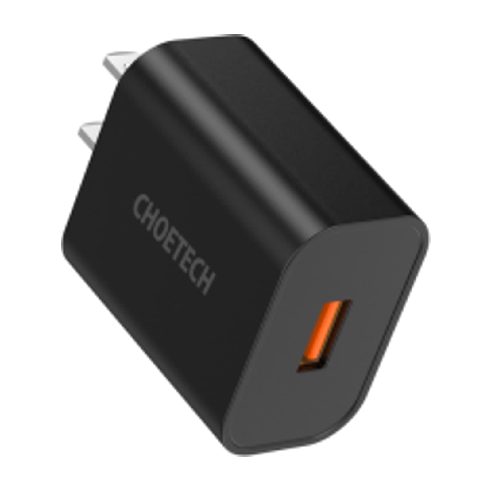 Choetech PowiX PD18W wall Charger, US, 1A, black