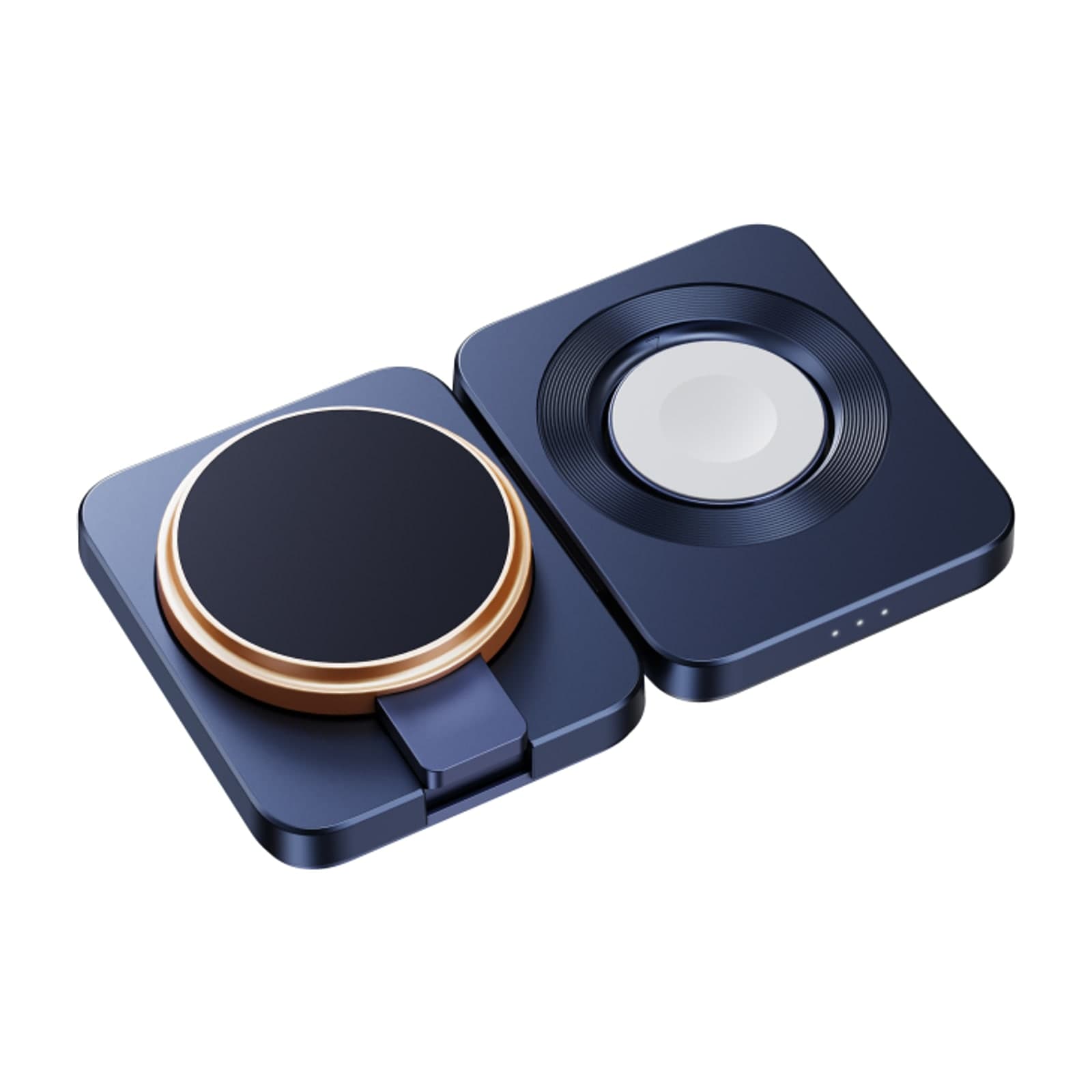 Choetech MagLeap T636-F Qi2 3-in-1 Foldable Magnetic Wireless Charger, 15W, Blue