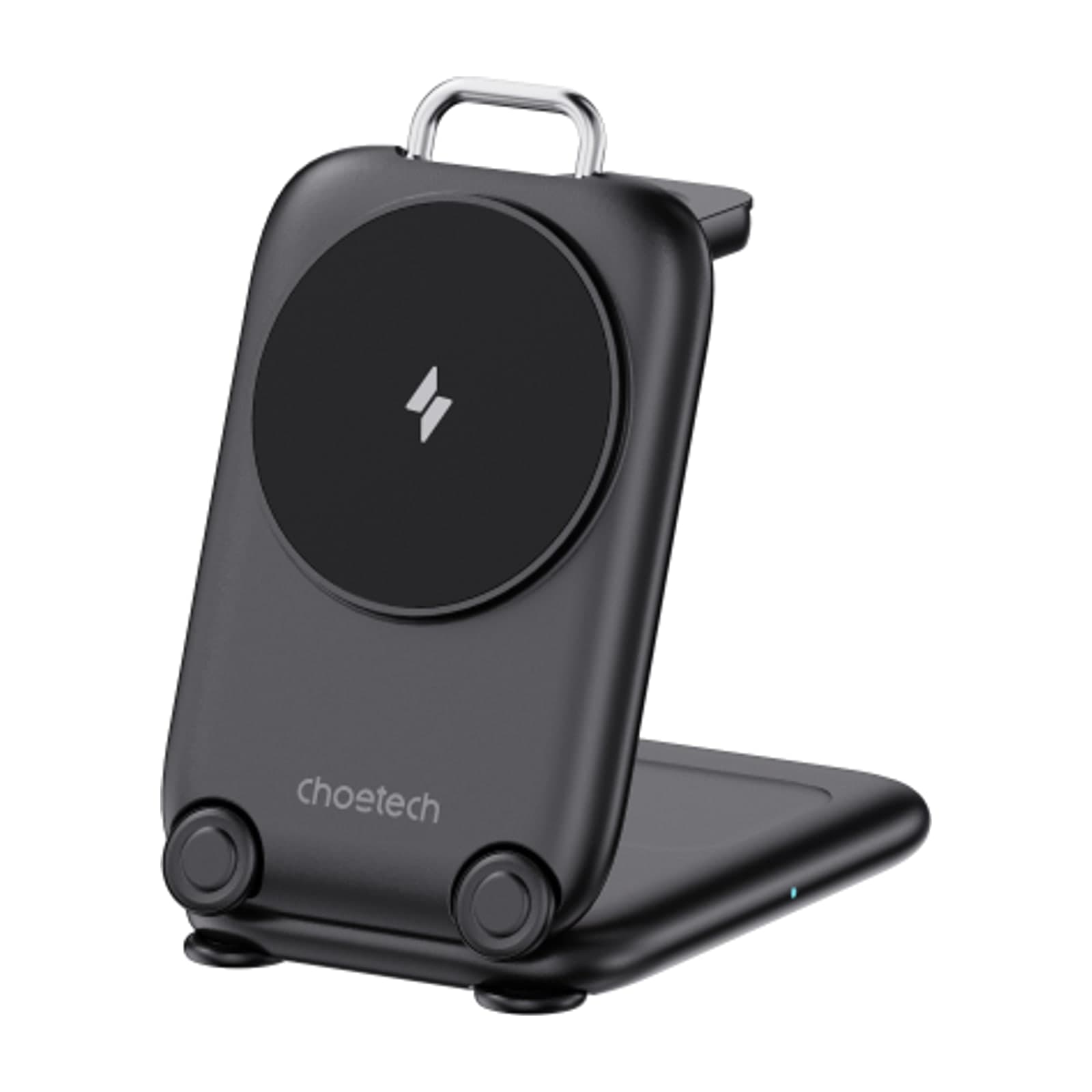 Choetech MagLeap T816-F 3-in-1 Foldable Magnetic Wireless Charger, 15W, Black
