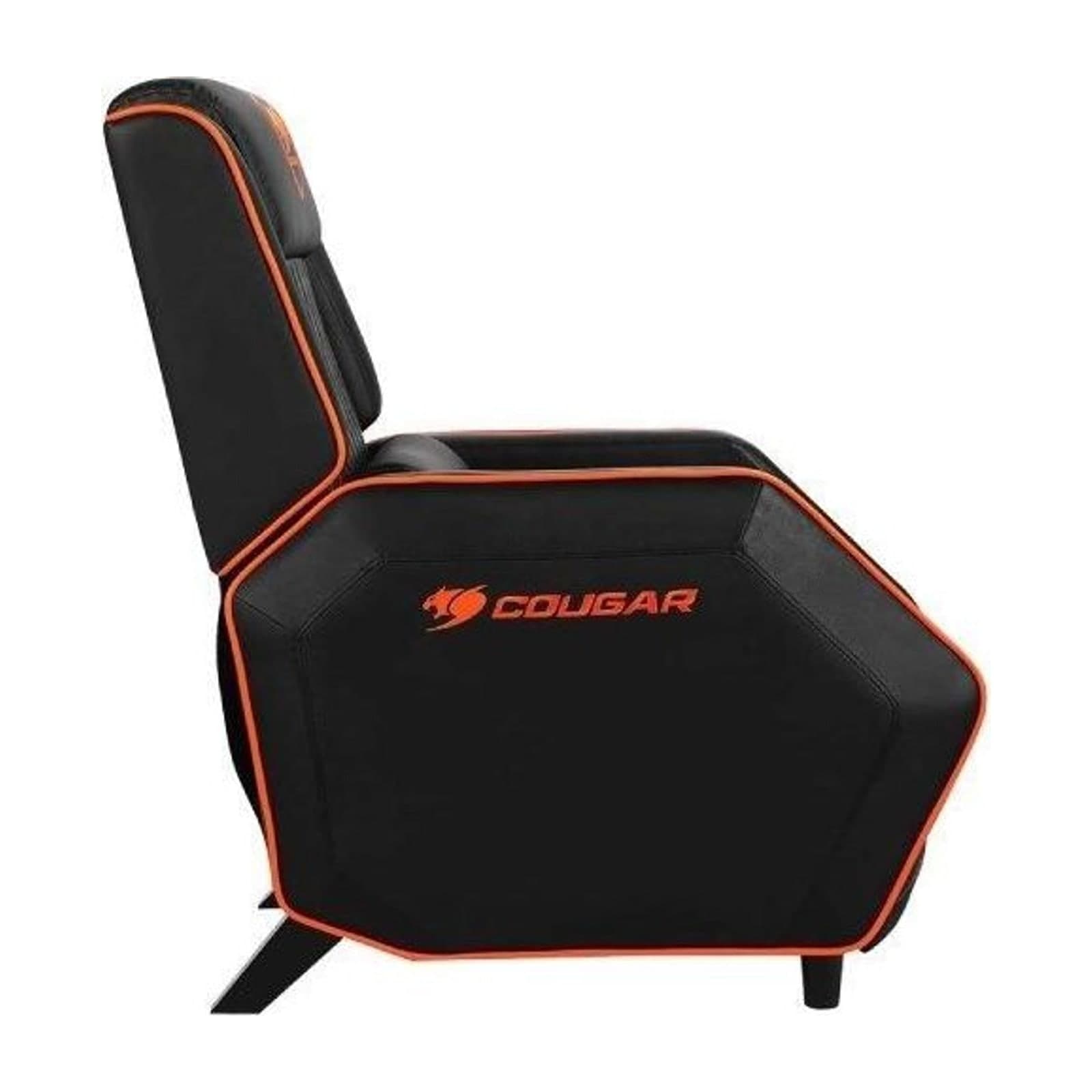 Cougar Ranger Gaming Sofa, Black and Orange — alternate view
