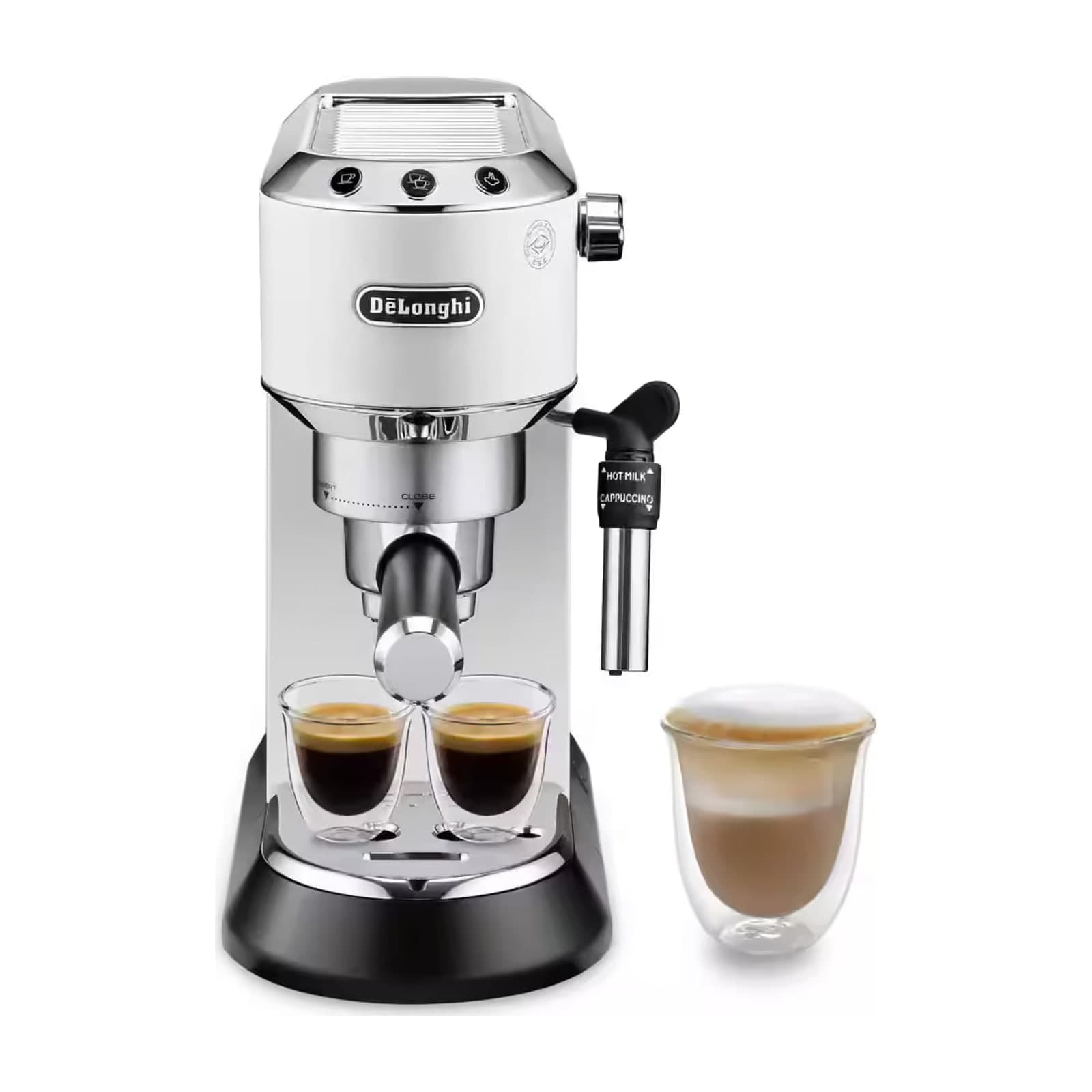 De'Longhi Dedica Style EC685.W pump espresso machine, white