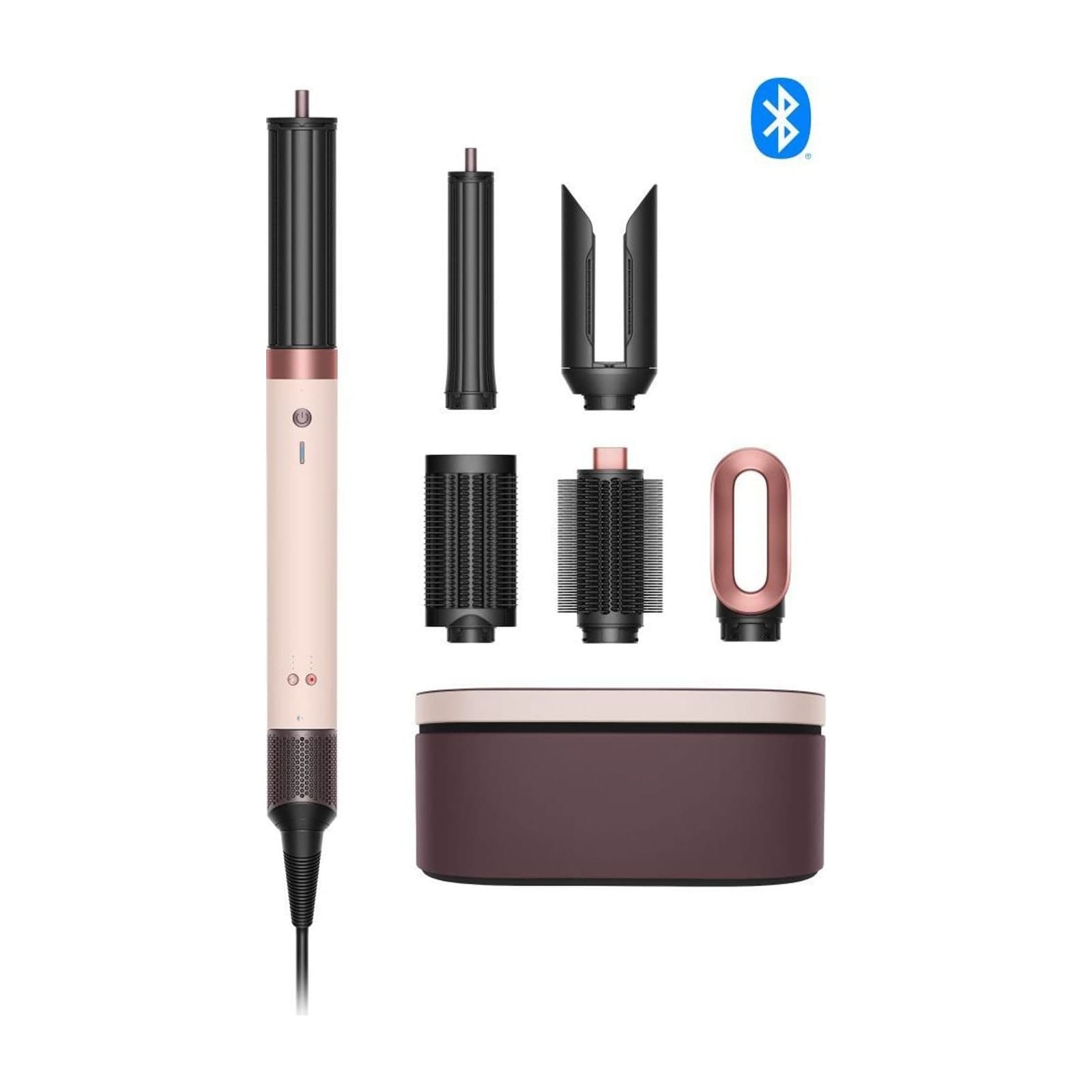 Dyson Airwrap Co-anda 2x multi-styler with its straightening and wavy barrels, brushes and case
