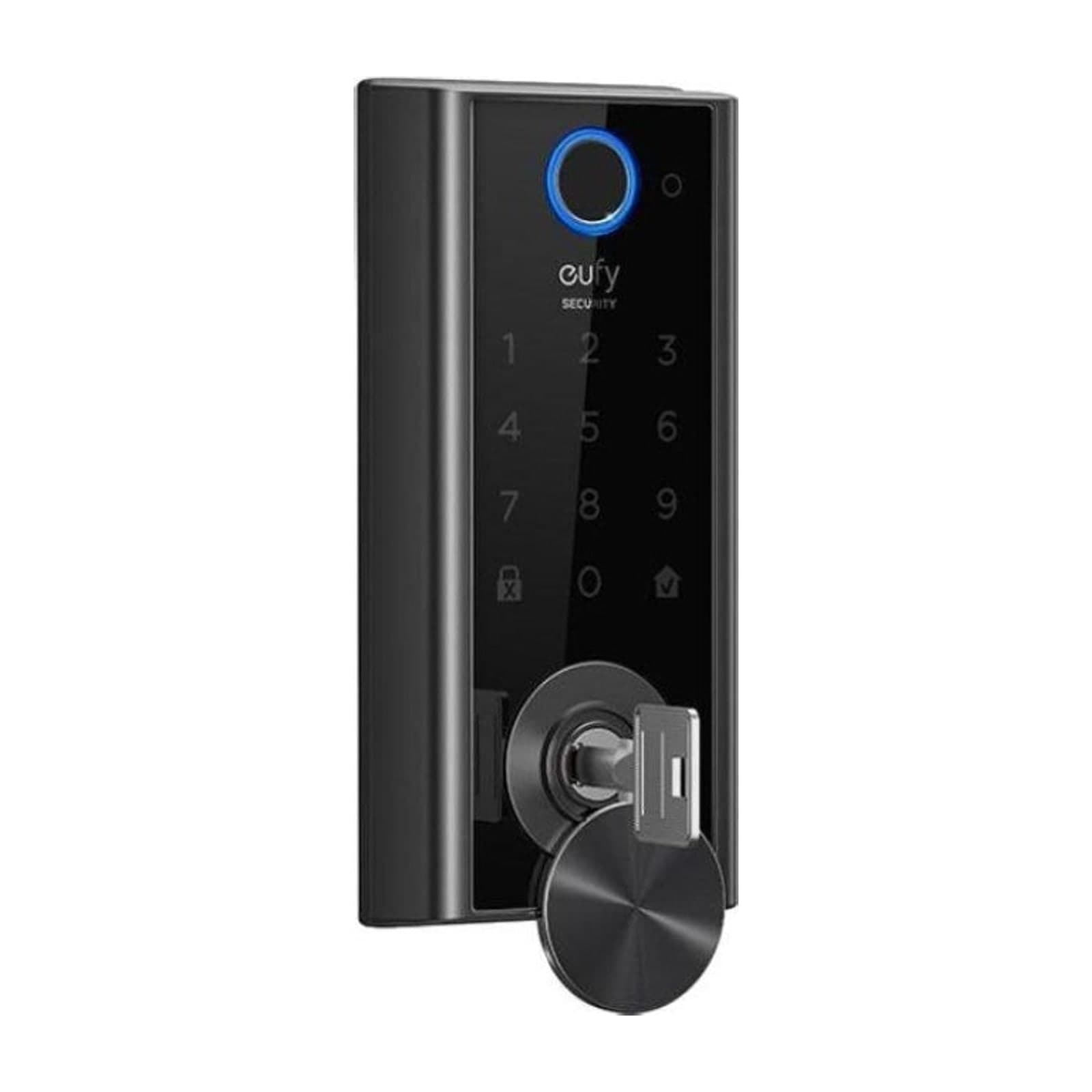 eufy T8520111 Smart Lock with Fingerprint and Wi-Fi, Black — alternate view