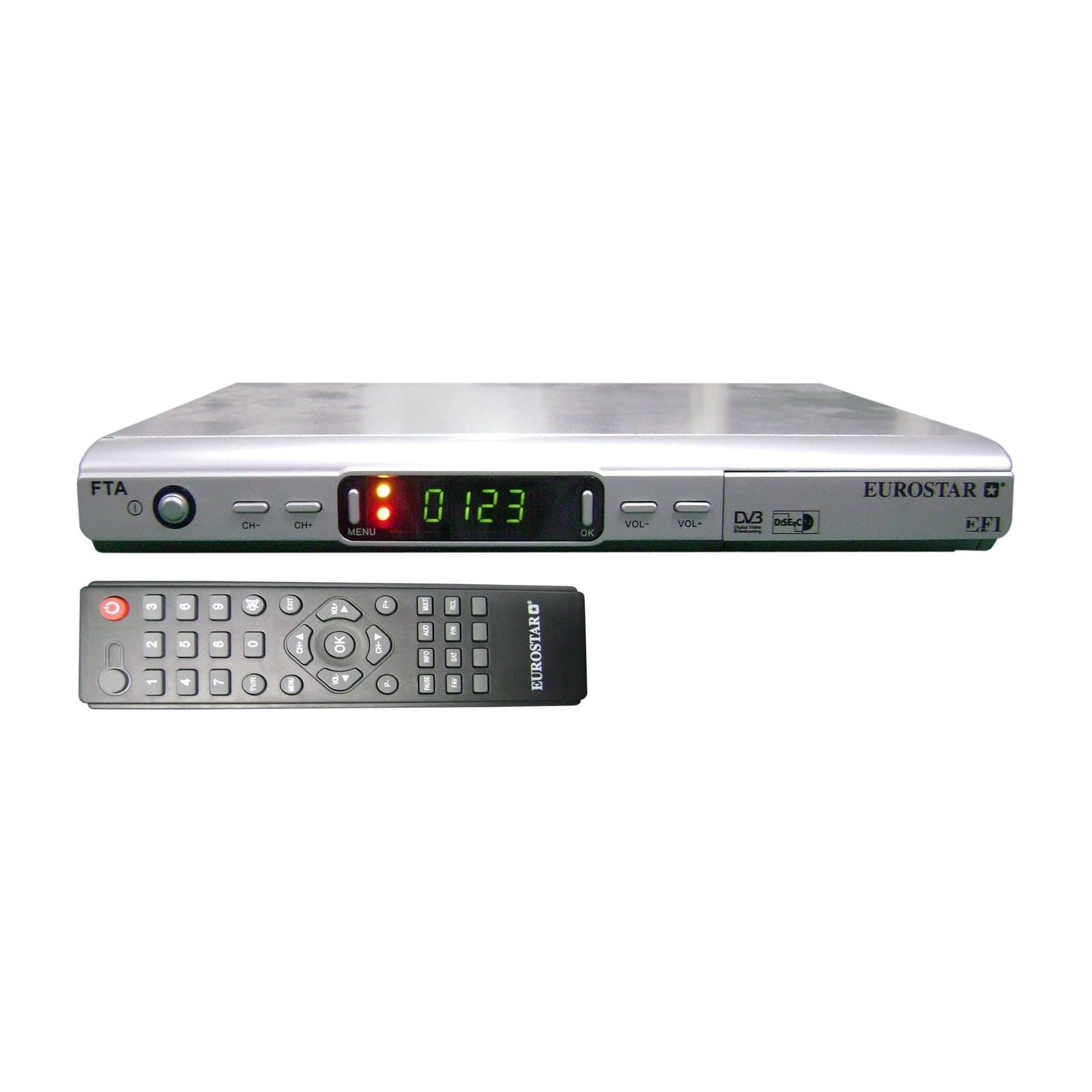 Eurostar EF1 Free-to-Air Satellite Receiver