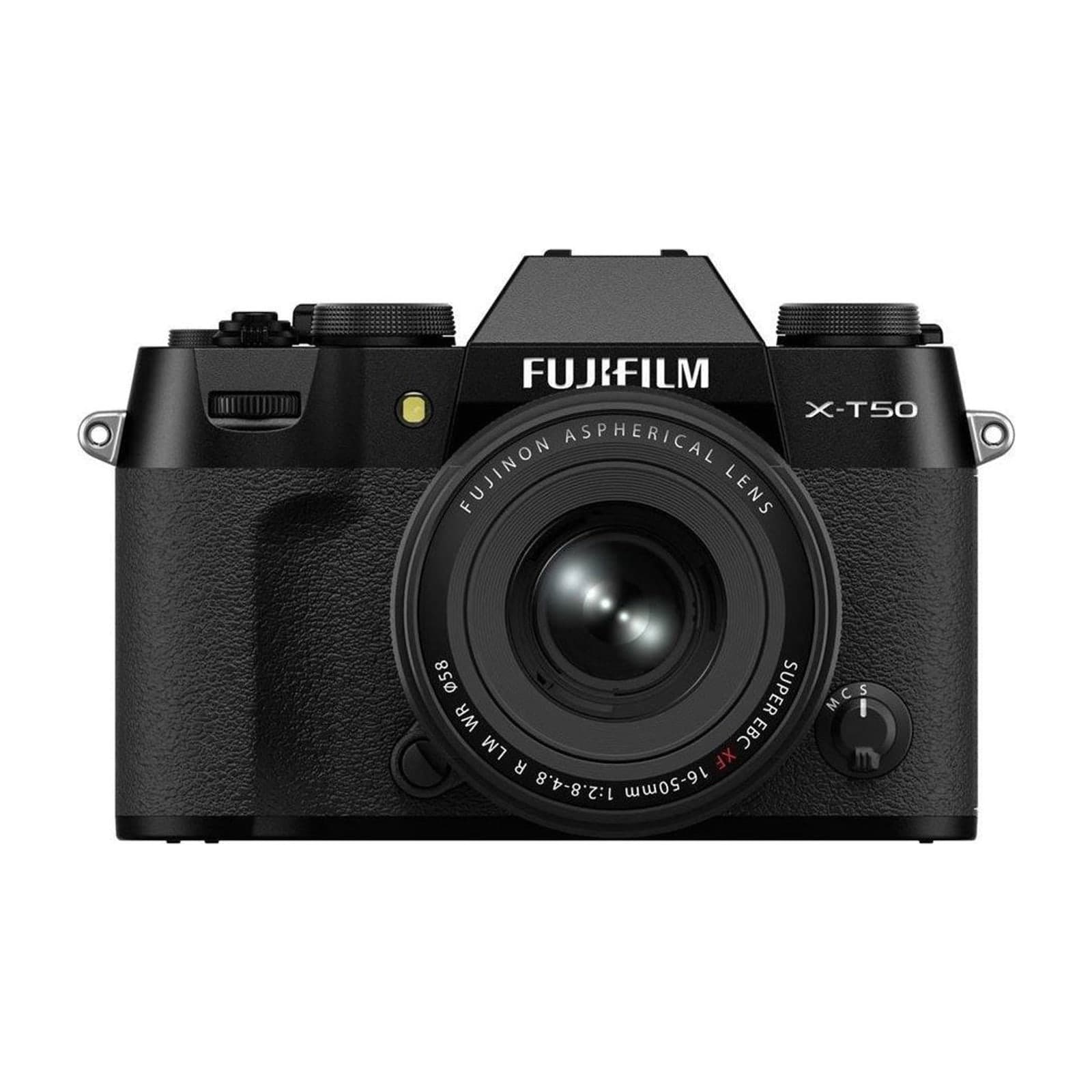 Fujifilm X-T50 Mirrorless Camera with XF 16-50mm Lens, Black