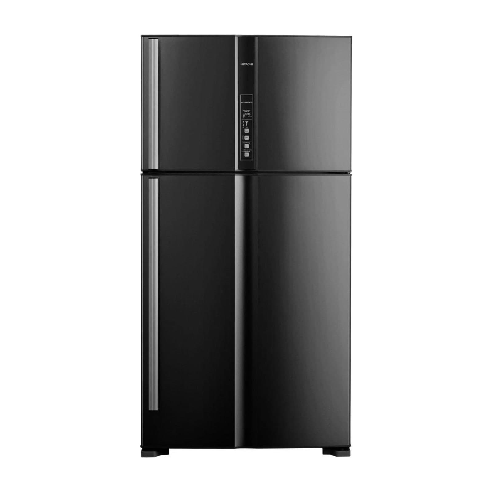 Hitachi R-V805PS1KV Top-Mount Refrigerator, 21.2 cu ft, Black