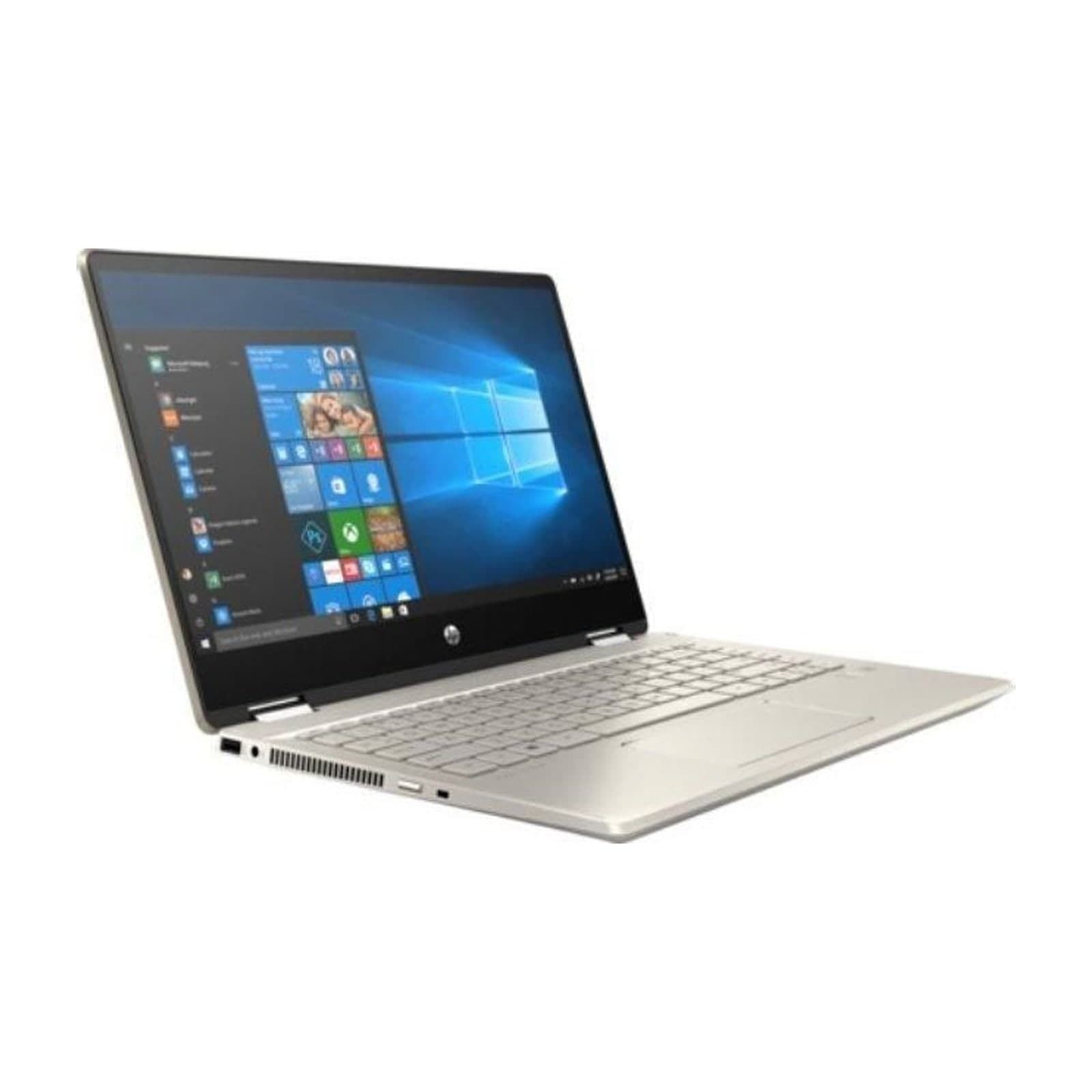 HP Pavilion x360 14-inch, Core i5 10th Gen, 8 GB, 1 TB + 128 GB SSD, Gold — alternate view