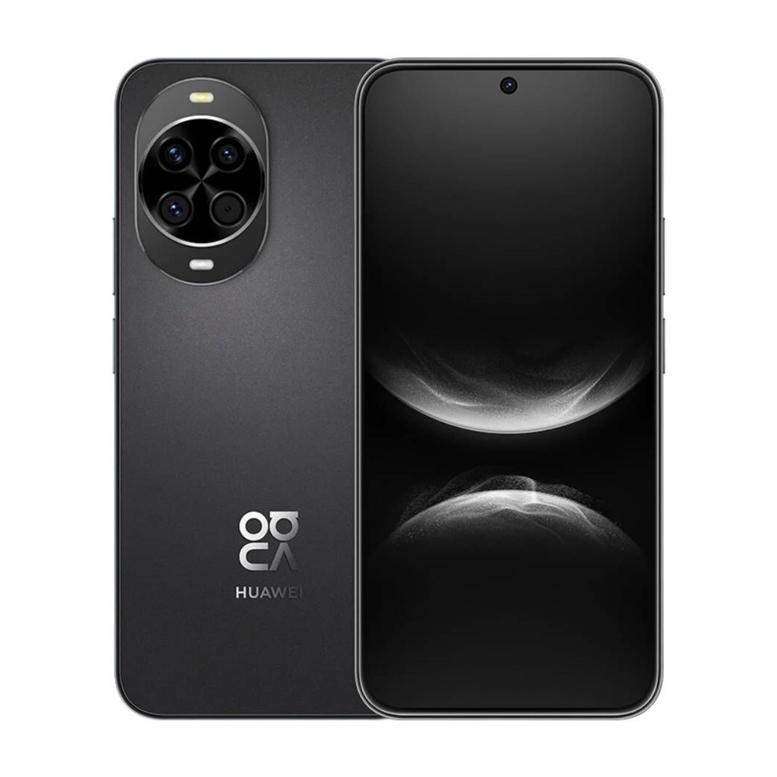 Huawei nova 14 in black, back and front