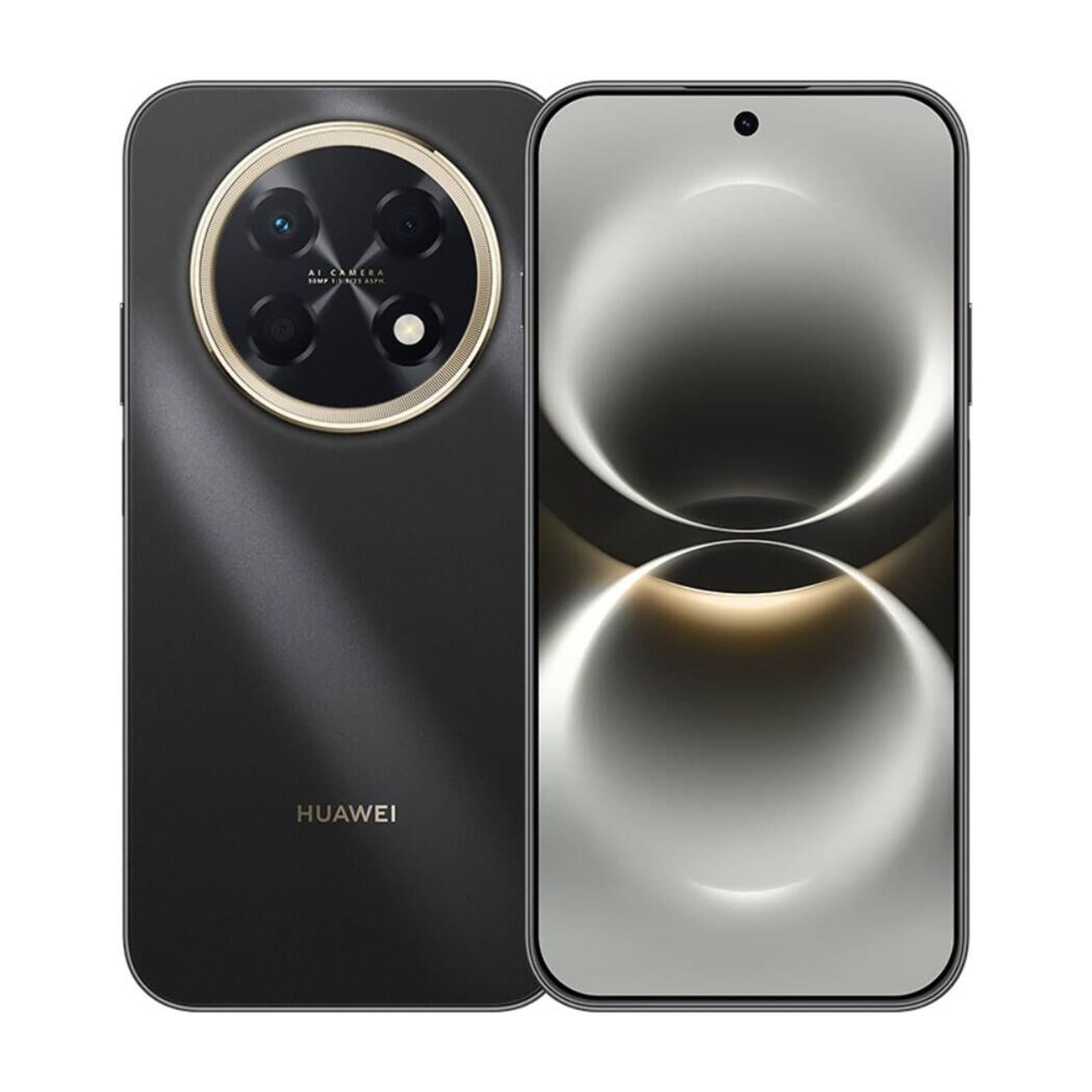 Huawei nova 15 Max in Golden Black, back and front