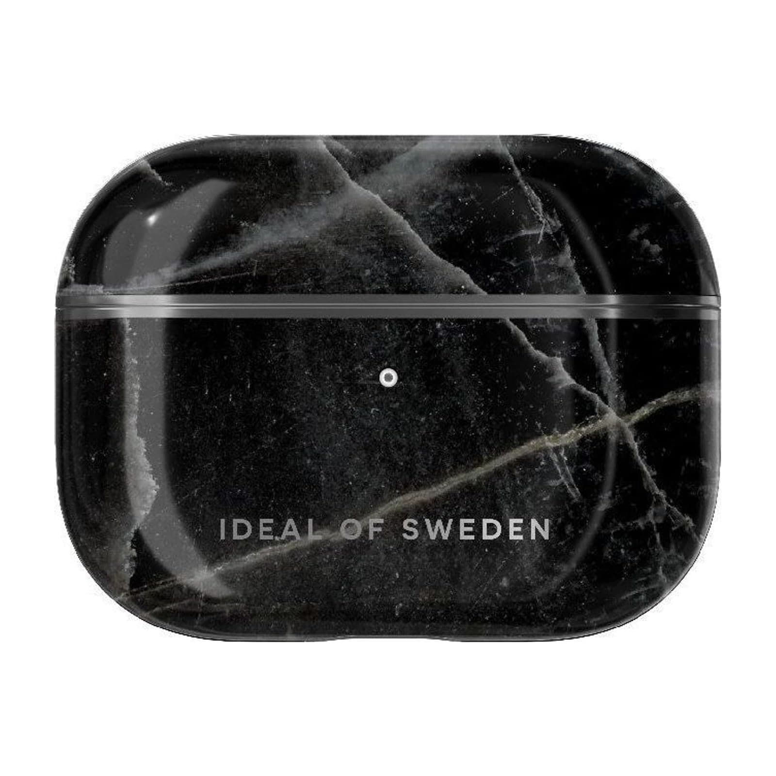 iDeal of Sweden Case for AirPods Pro, Black Thunder Marble