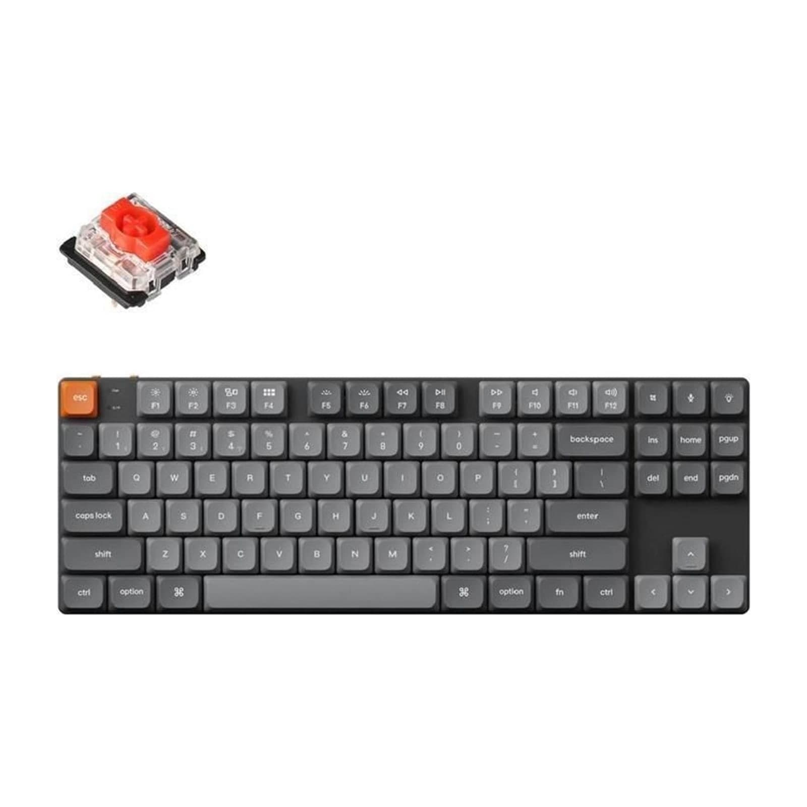 Keychron K1 Max QMK Wireless Mechanical Keyboard, Grey