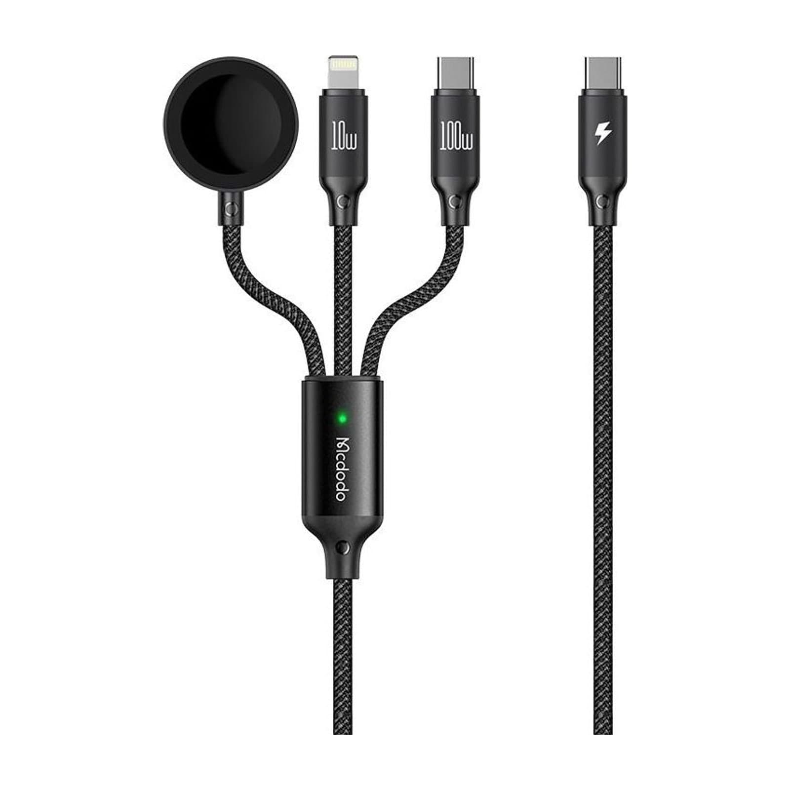 Mcdodo 3-in-1 Wireless Charging Cable for Apple Watch