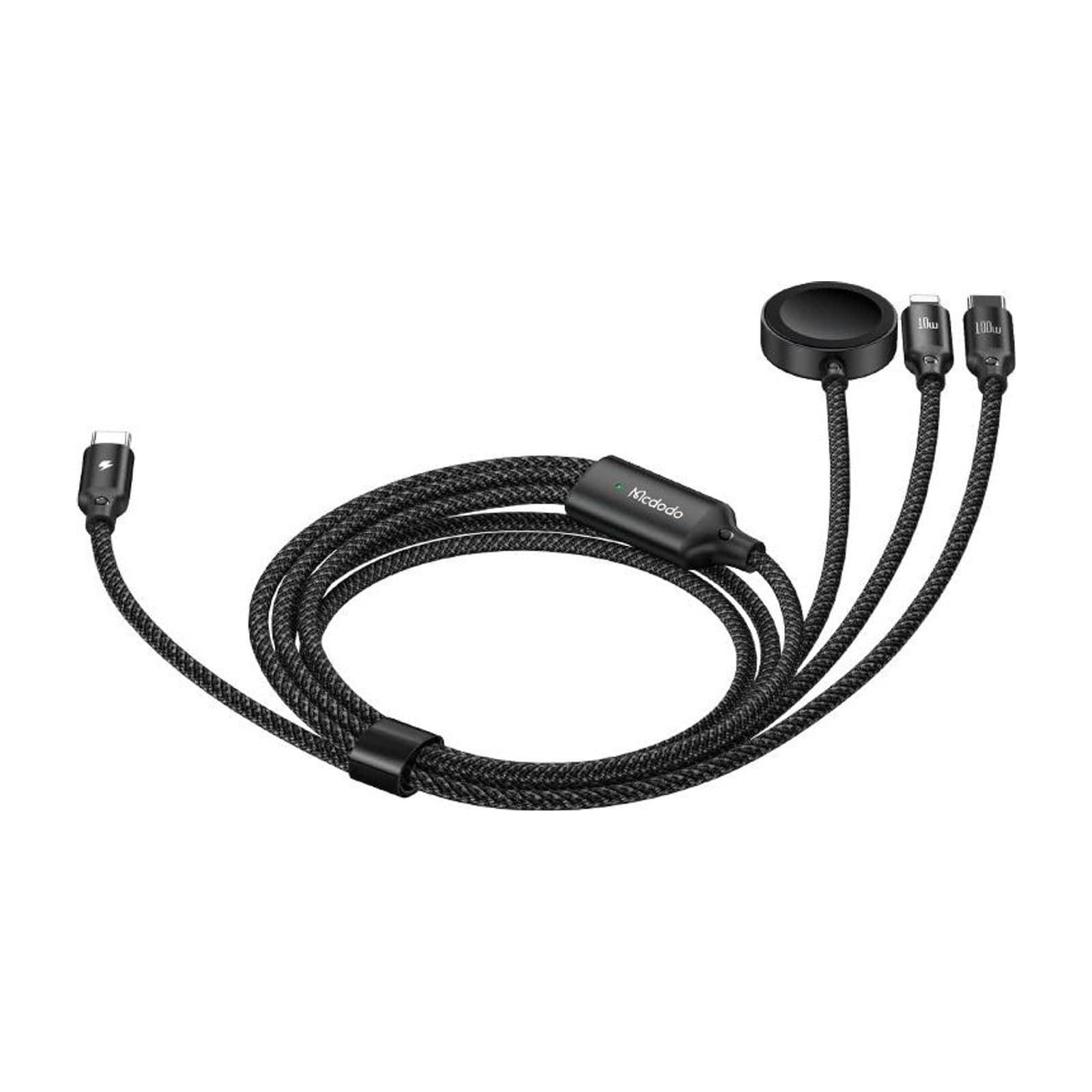 Mcdodo 3-in-1 Wireless Charging Cable for Apple Watch — alternate view