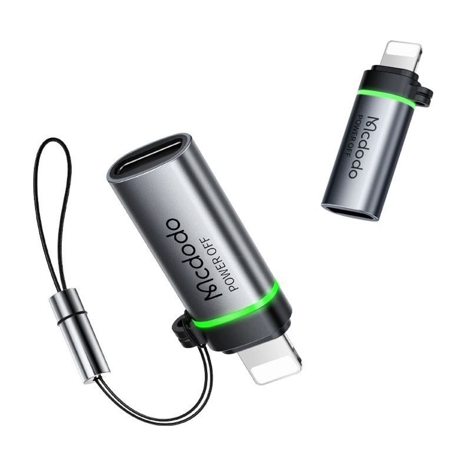 Mcdodo USB-C to Lightning Auto Power-Off Adapter — alternate view