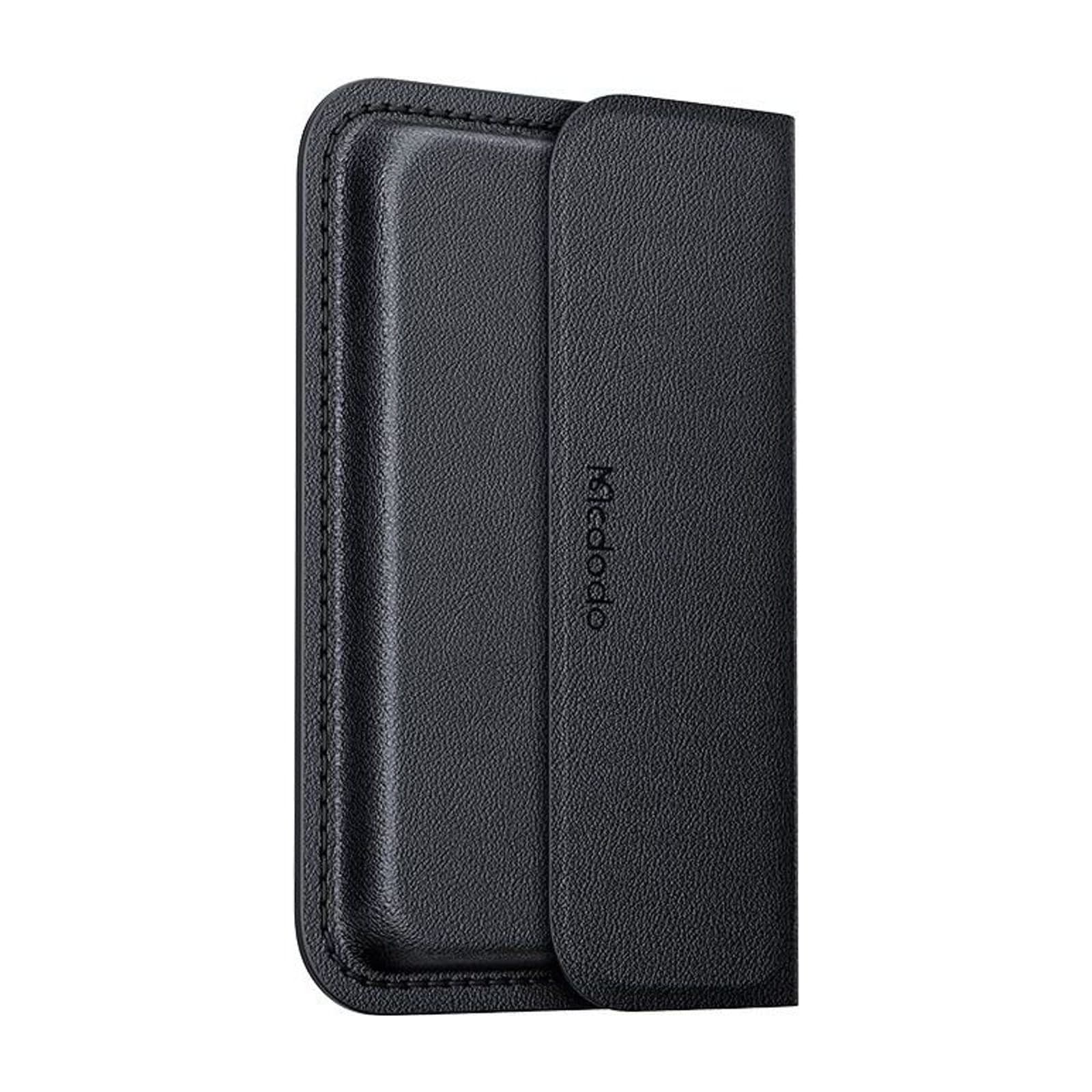 Mcdodo AT-353 Nappa Leather Magnetic Phone Card Holder, Black