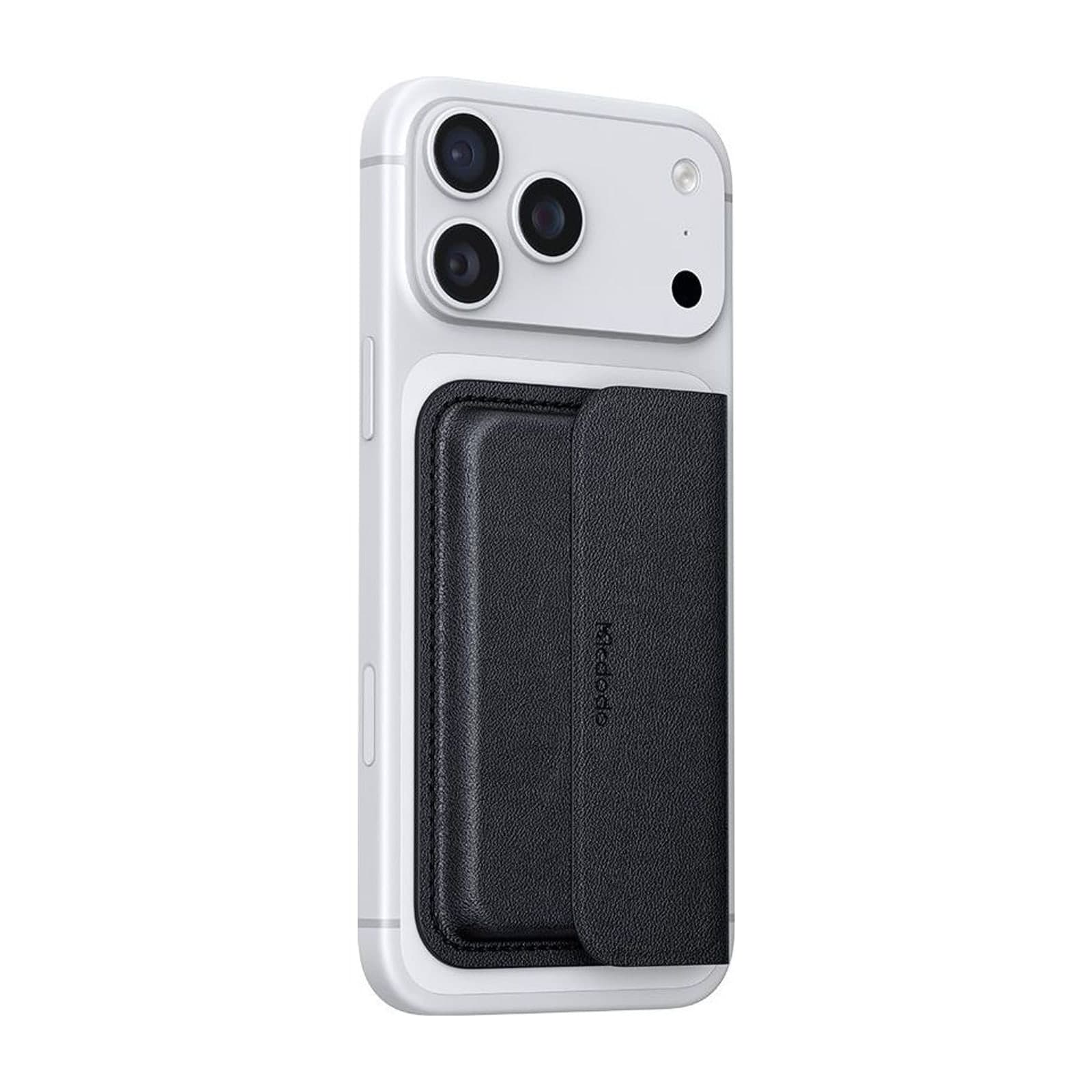 Mcdodo AT-353 Nappa Leather Magnetic Phone Card Holder, Black — alternate view