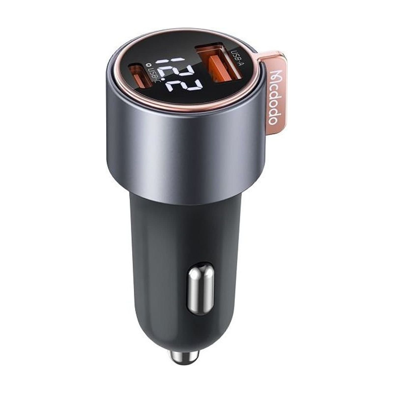 Mcdodo 75 W 2-Port Car Charger with Digital Display