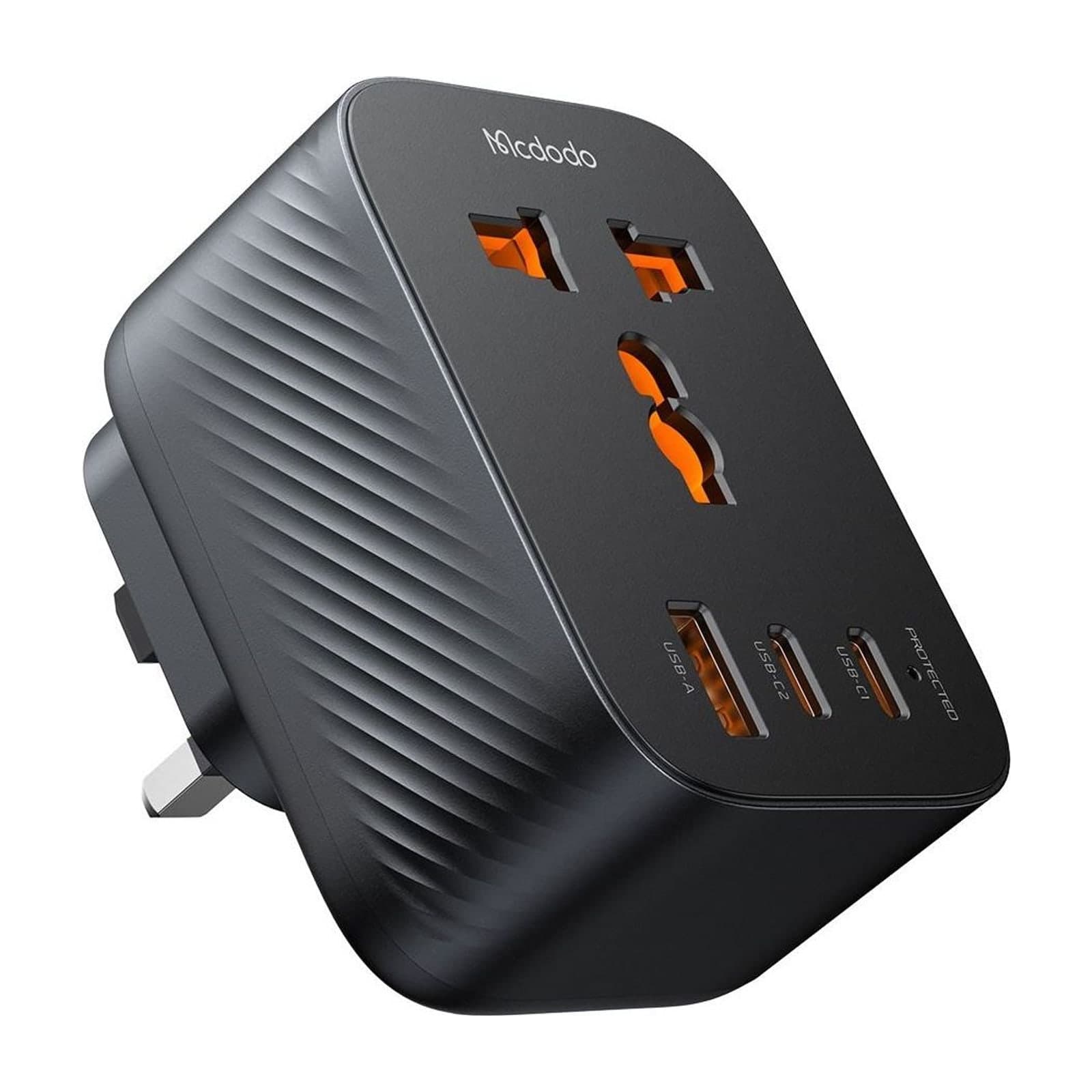 Mcdodo CP-081 Type-G Travel Plug Adapter with 20 W USB-C, UK Three-Pin