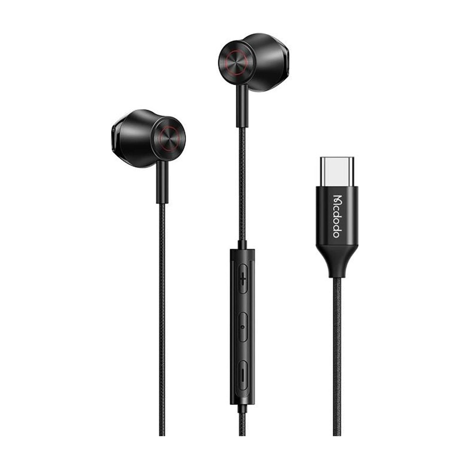 Mcdodo HP-407 Digital Wired Earphones, USB-C — alternate view
