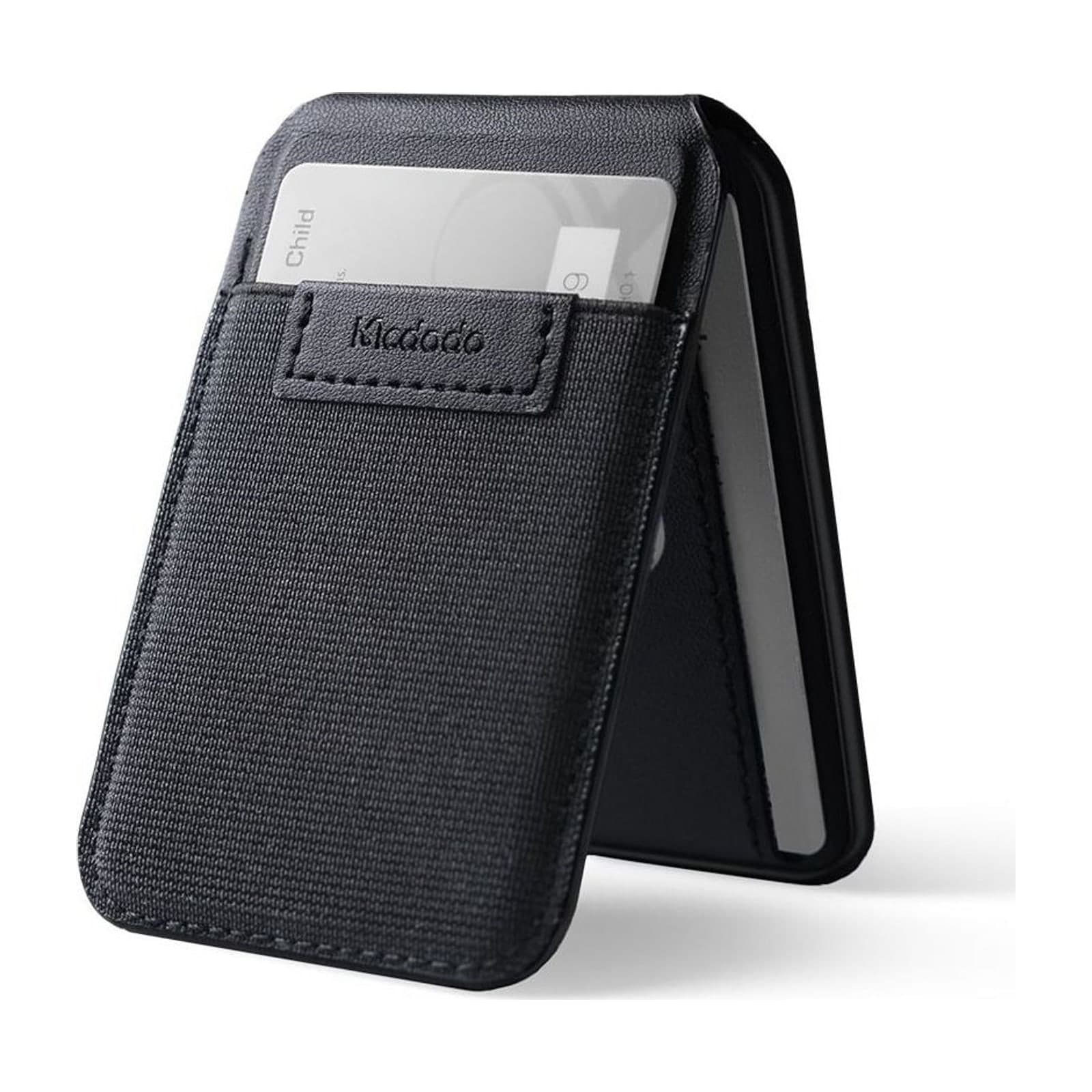 Mcdodo magnetic phone wallet with stand, black