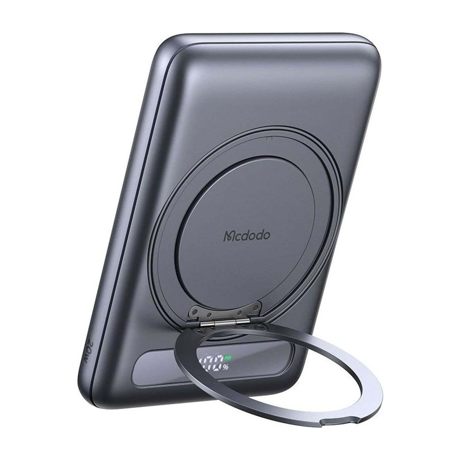 Mcdodo MC-836 Slim Metal Magnetic Power Bank 5,000 mAh with 360° Stand