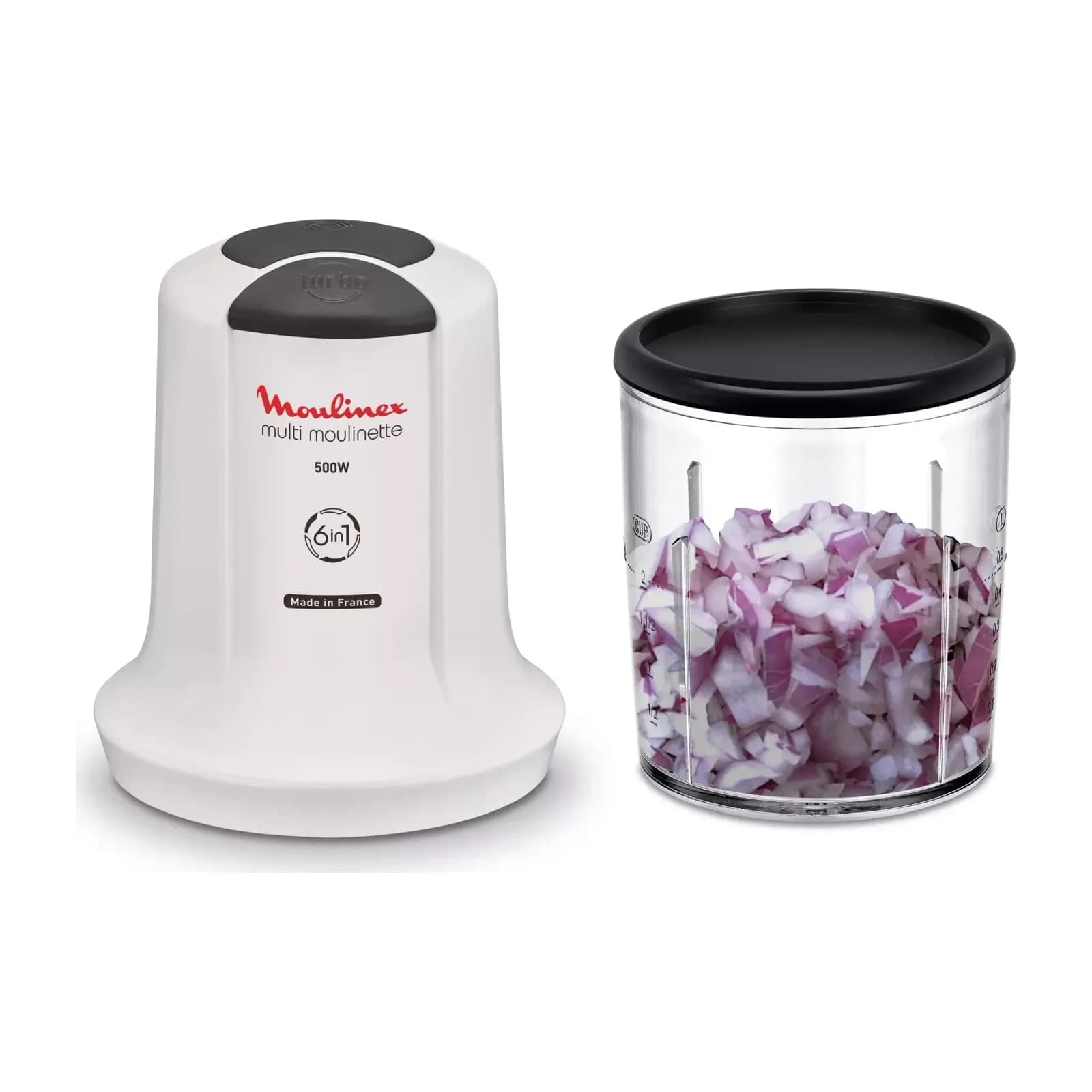 Moulinex Multi Moulinette AT723127 Mini Chopper, 6-in-1, 500 W — alternate view